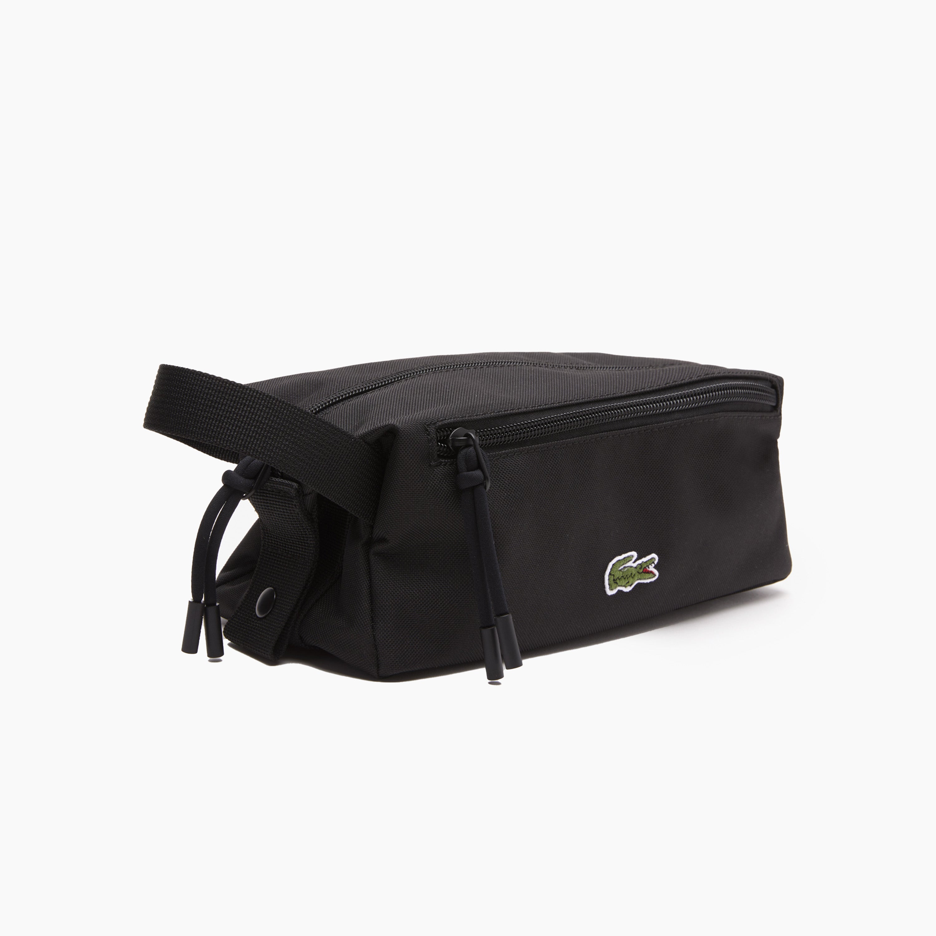LACOSTE TOILETRY BAG BASIC CROCO & NOIR - NH4098NE