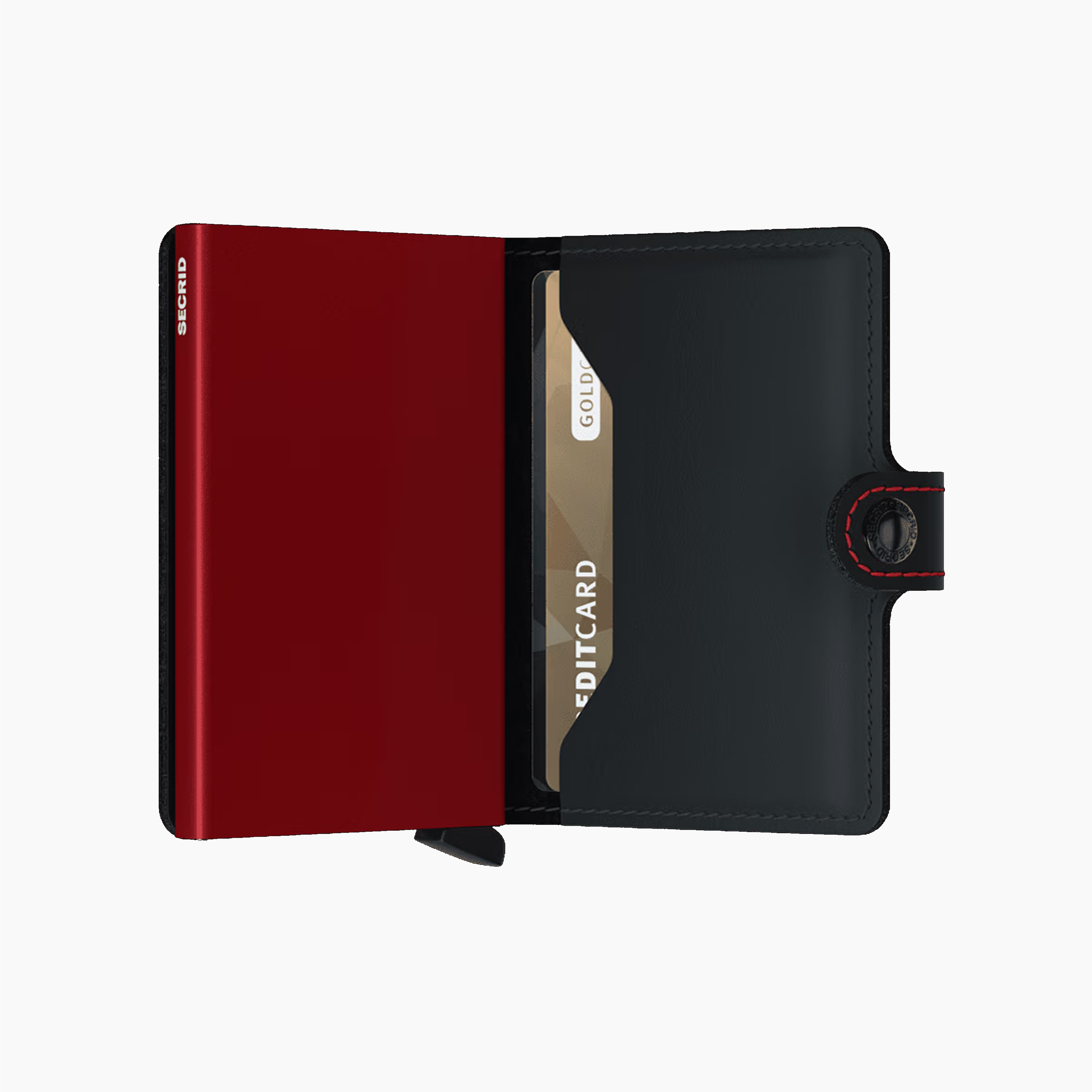 SECRID MINIWALLET MATTE BLACK & RED - MM-BLACK&RED