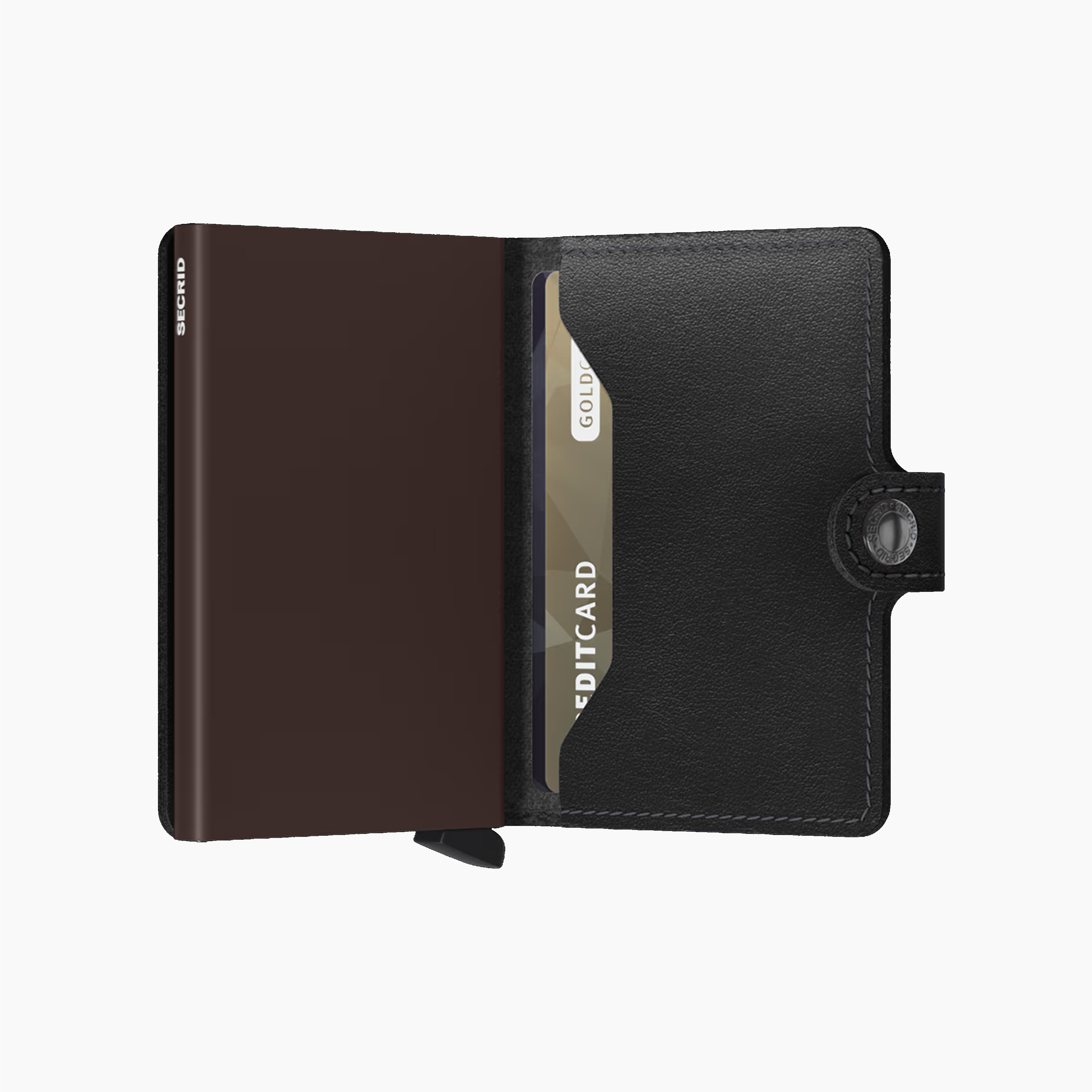 SECRID MINIWALLET ORIGINAL BALCK-BROWN - M-BLACKBROWN