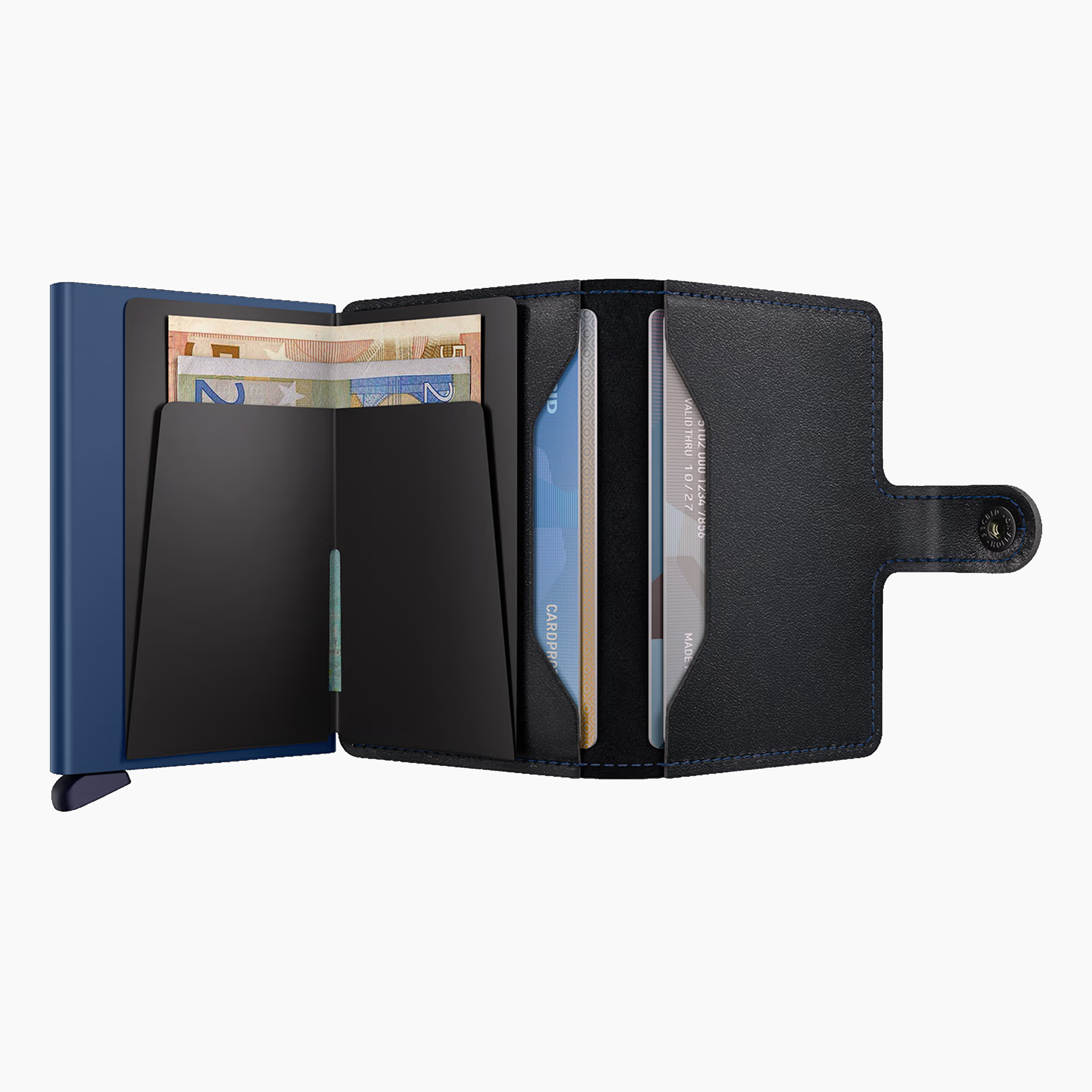 SECRID MINIWALLET ORIGINAL BLACK NAVY - M-BLACKNAVY