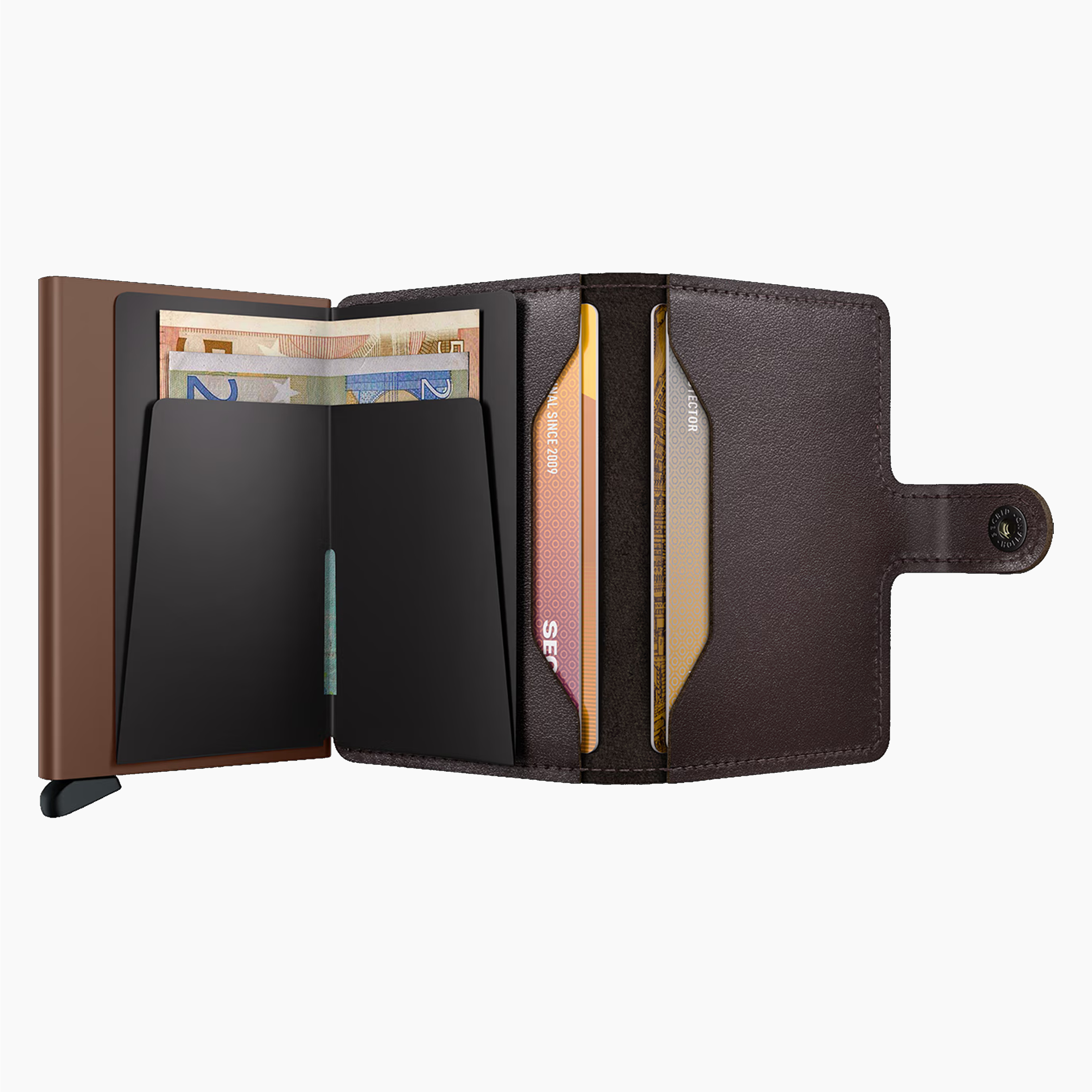 SECRID MINIWALLET ORIGINAL CHOCOLATE - M-CHOCOLATE