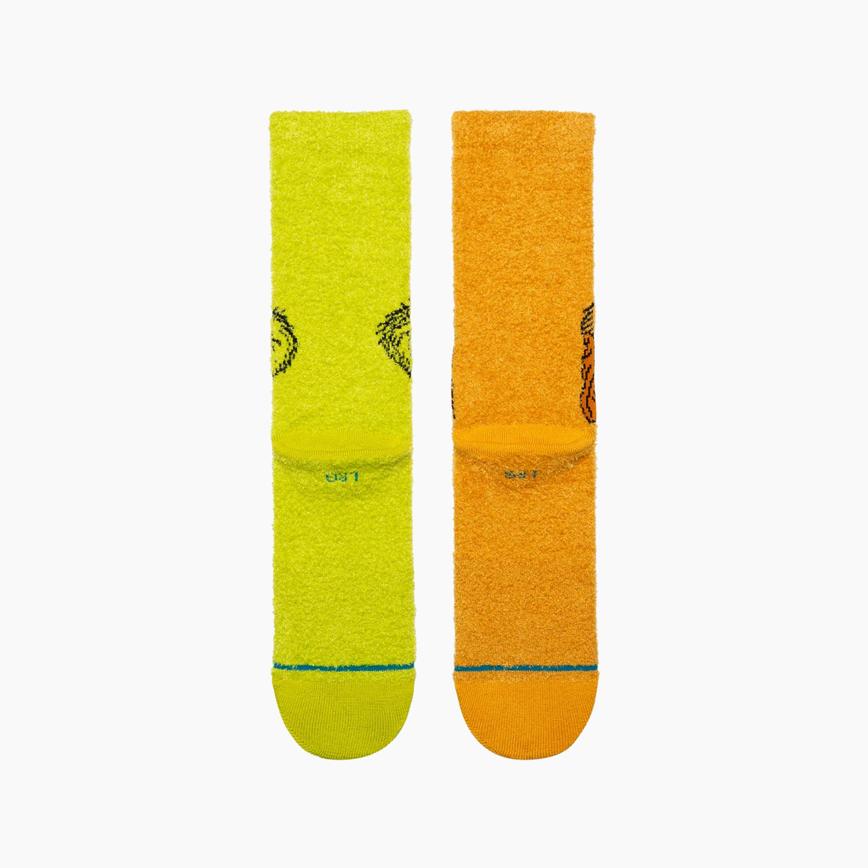 STANCE GRINCH AND MAX ORANGE & GREEN SOCK A555D25GRI-GRN