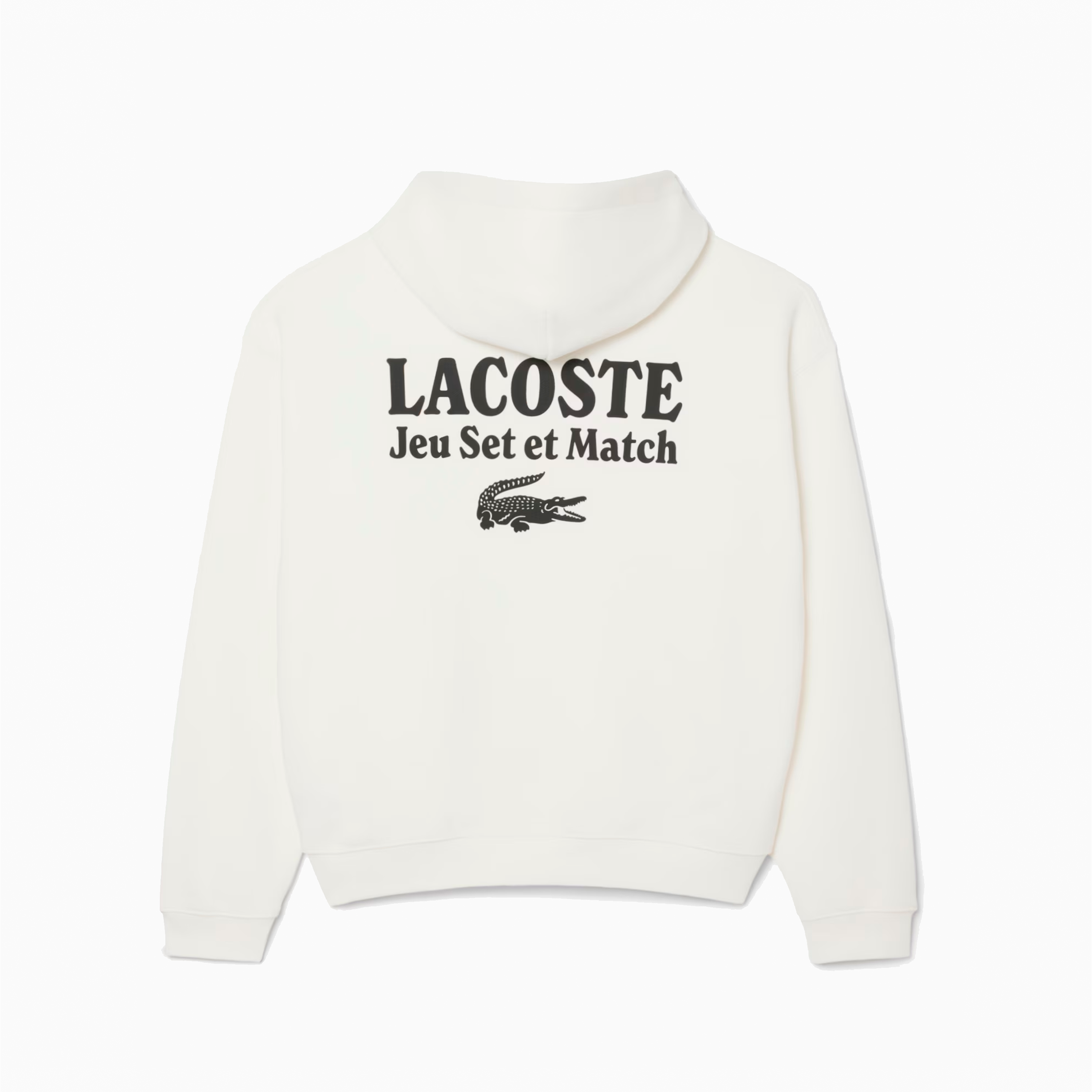 LACOSTE HOODIE JEU SET ET MATCH WHITE SH5947-70V