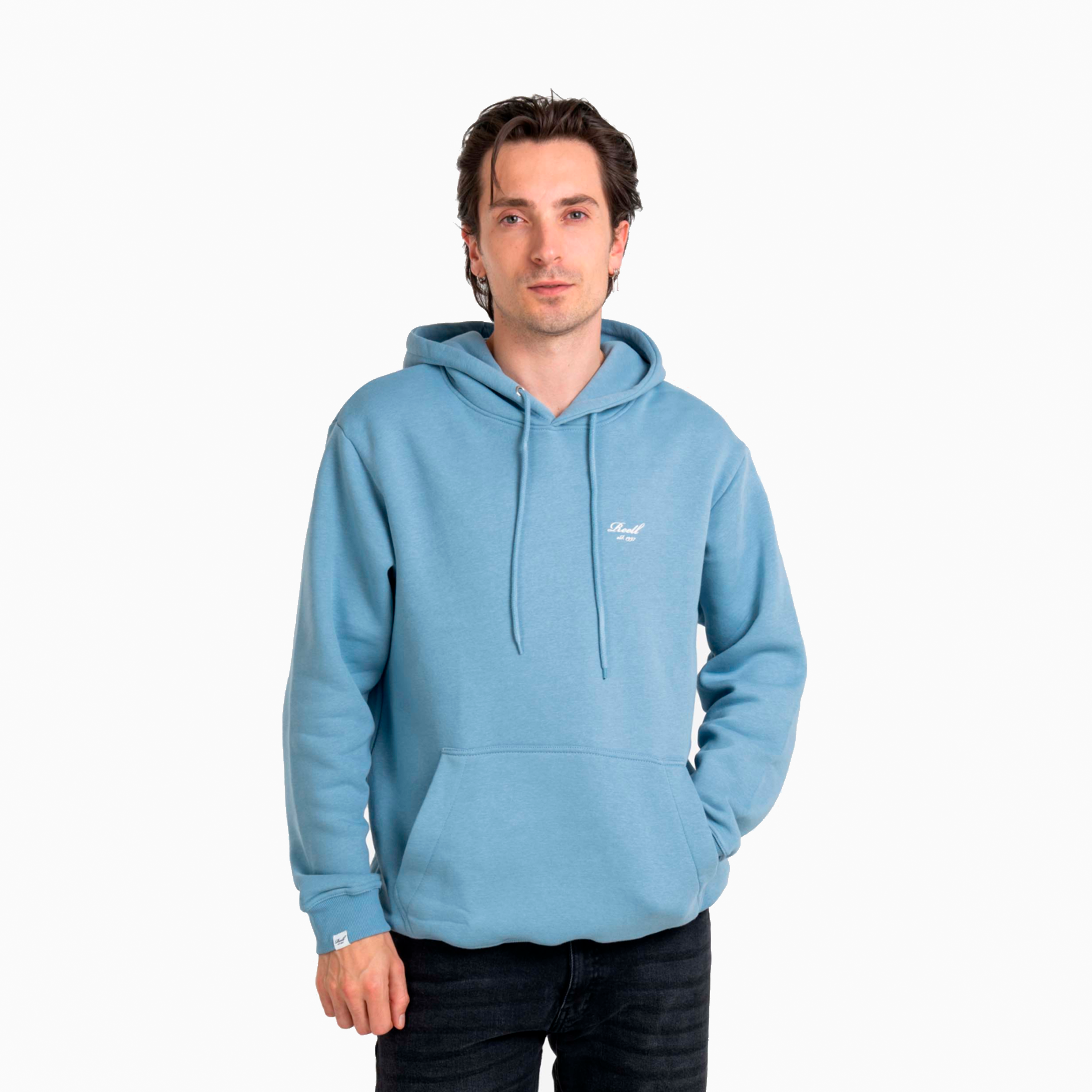 REELL STAPLE LOGO HOODIE MOUNTAIN SPRING - RE3694