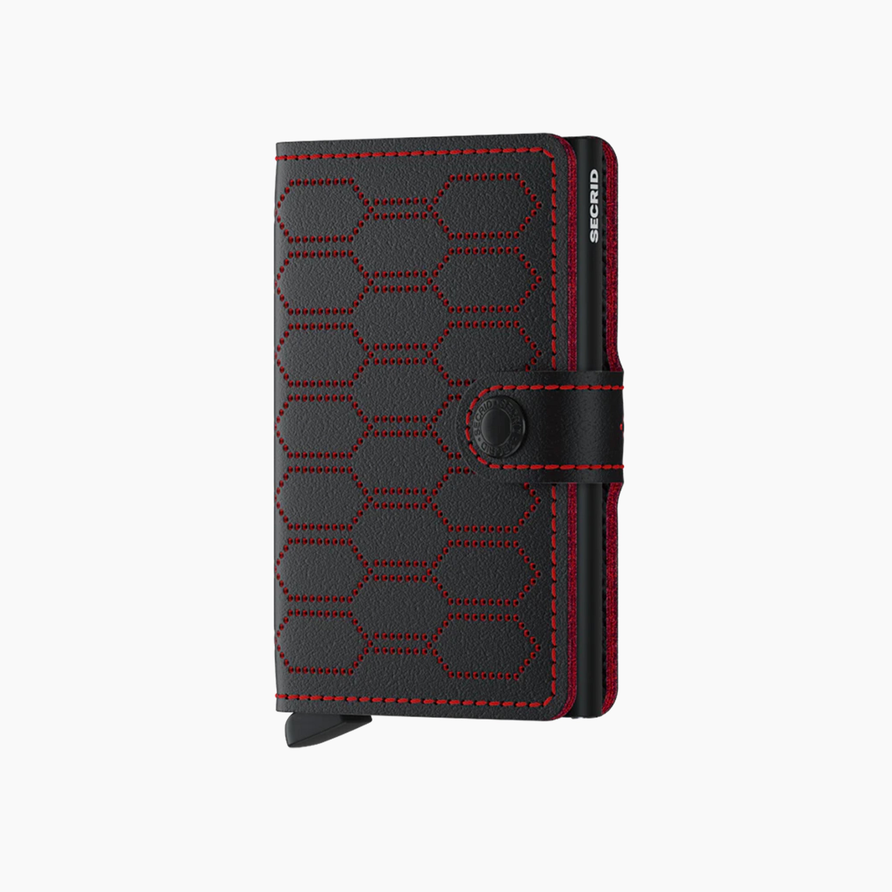 SECRID MINIWALLET FUEL NOIR ET ROUGE