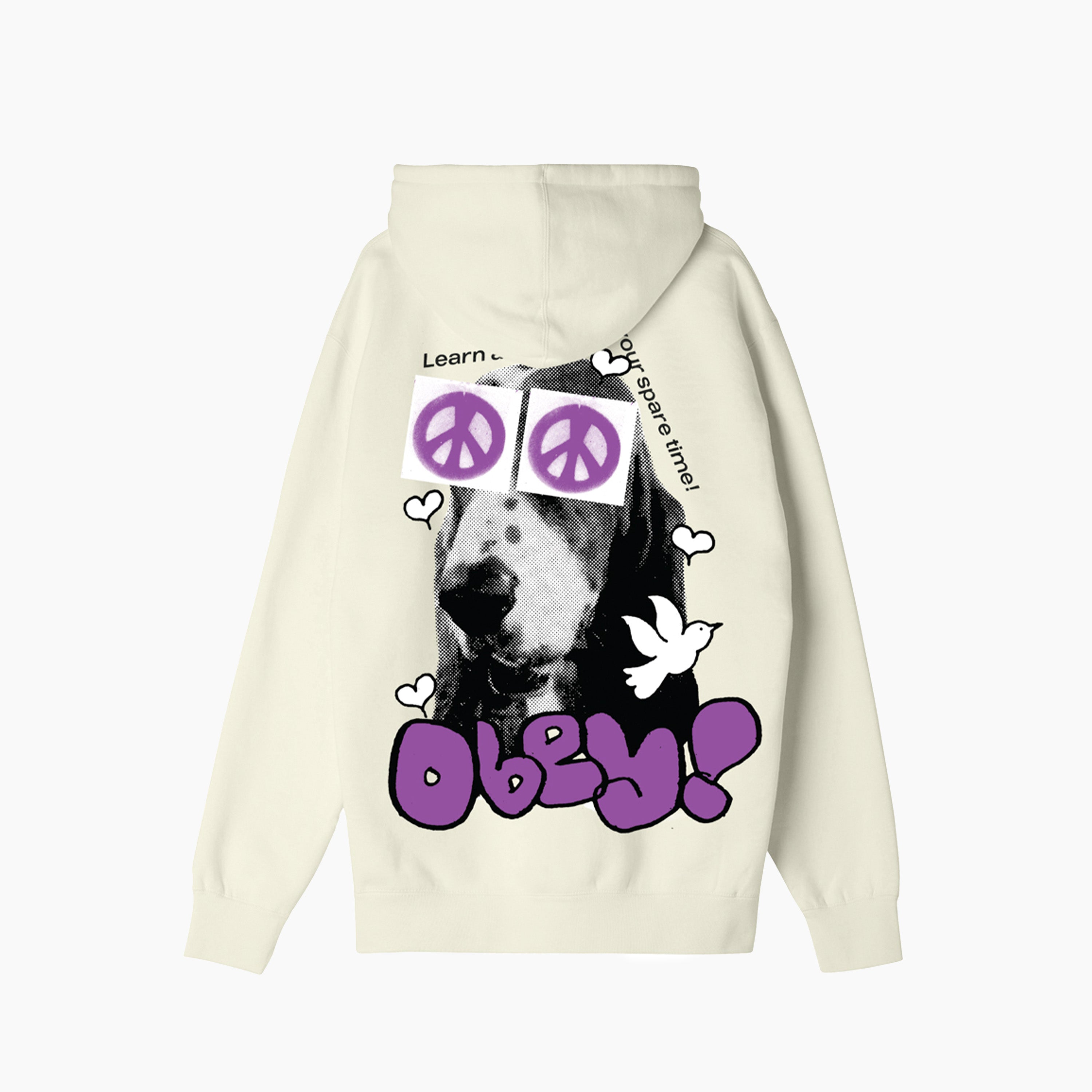 Sudadera Obey para Hombre | Demuestra tu amor por la paz y la moda con esta nueva sudadera de obey. Fabricada en combinación de algodón con poliéster, presenta puños y bajo acanalados para un ajuste cómodo y duradero. Estampados gráficos llamativos que te harán destacar entre la multitud.