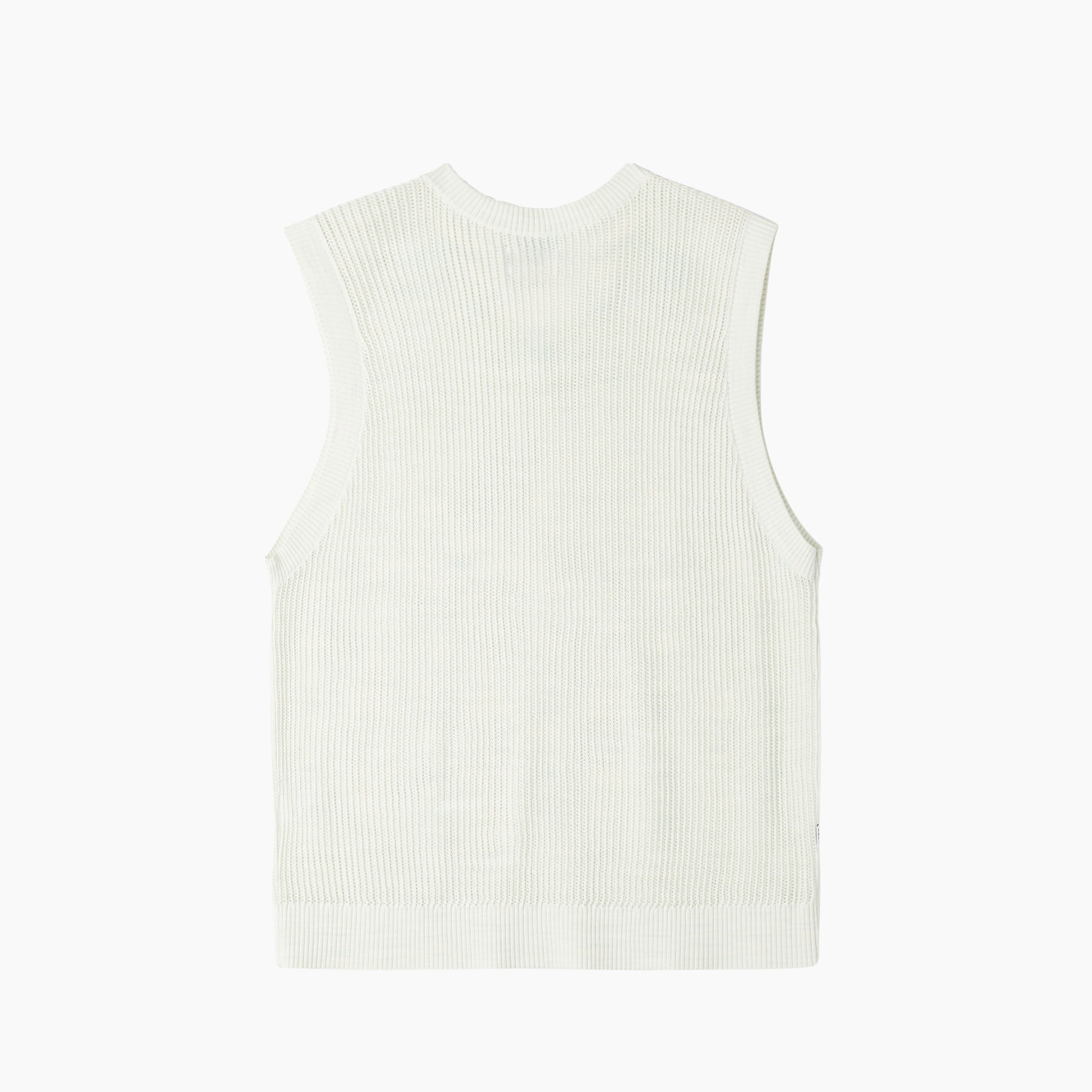 Obey Sweater | Suéter para Hombre de Chaleco | Suéter para hombre de estilo chaleco con tinte de hilo. Presenta detalles acanalados en el cuello, cintura. Ajuste regular.