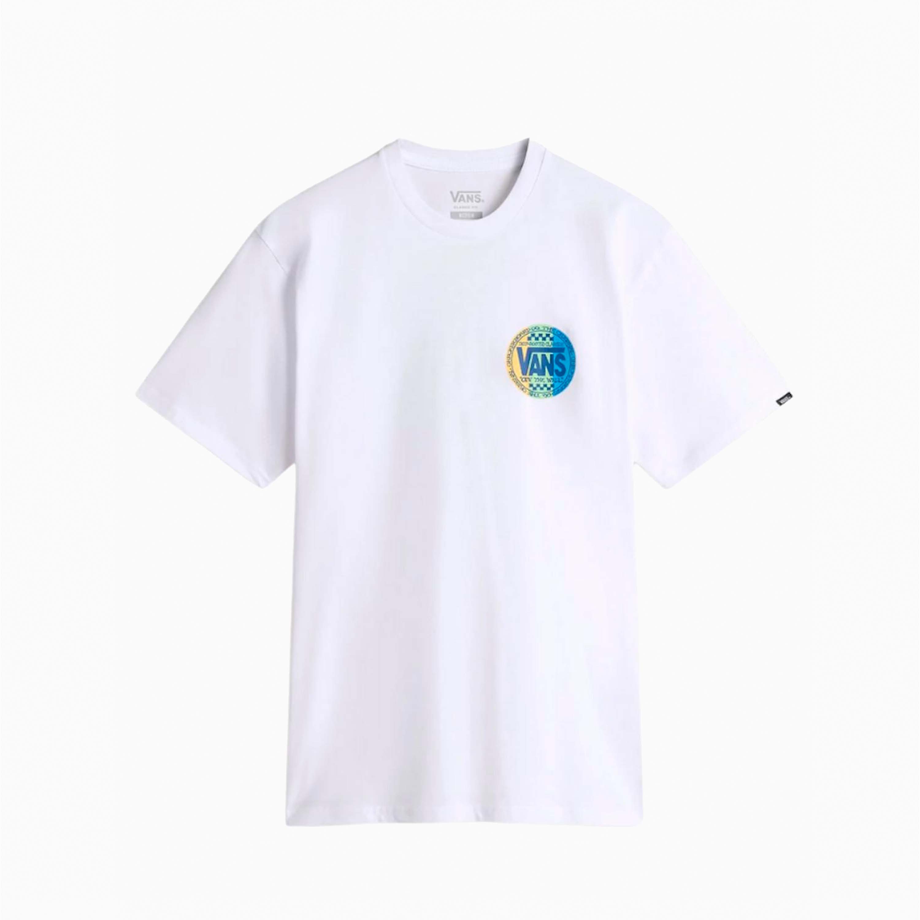 VANS T-SHIRT RÉTRO CO SS BLANC VN000M6RWHT