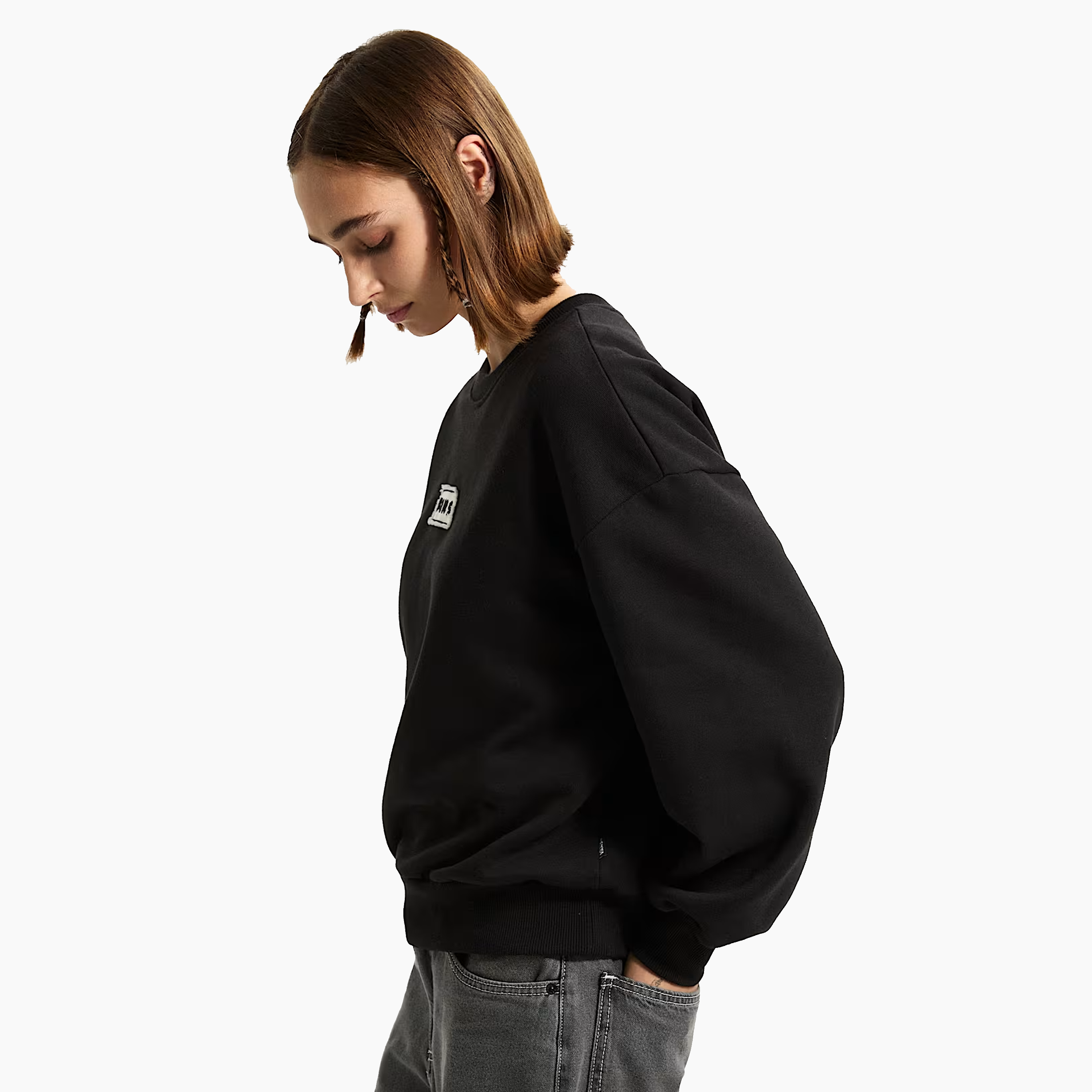 VANS UPWORM RETRO CREW PRETO - VN000Q30BLK1