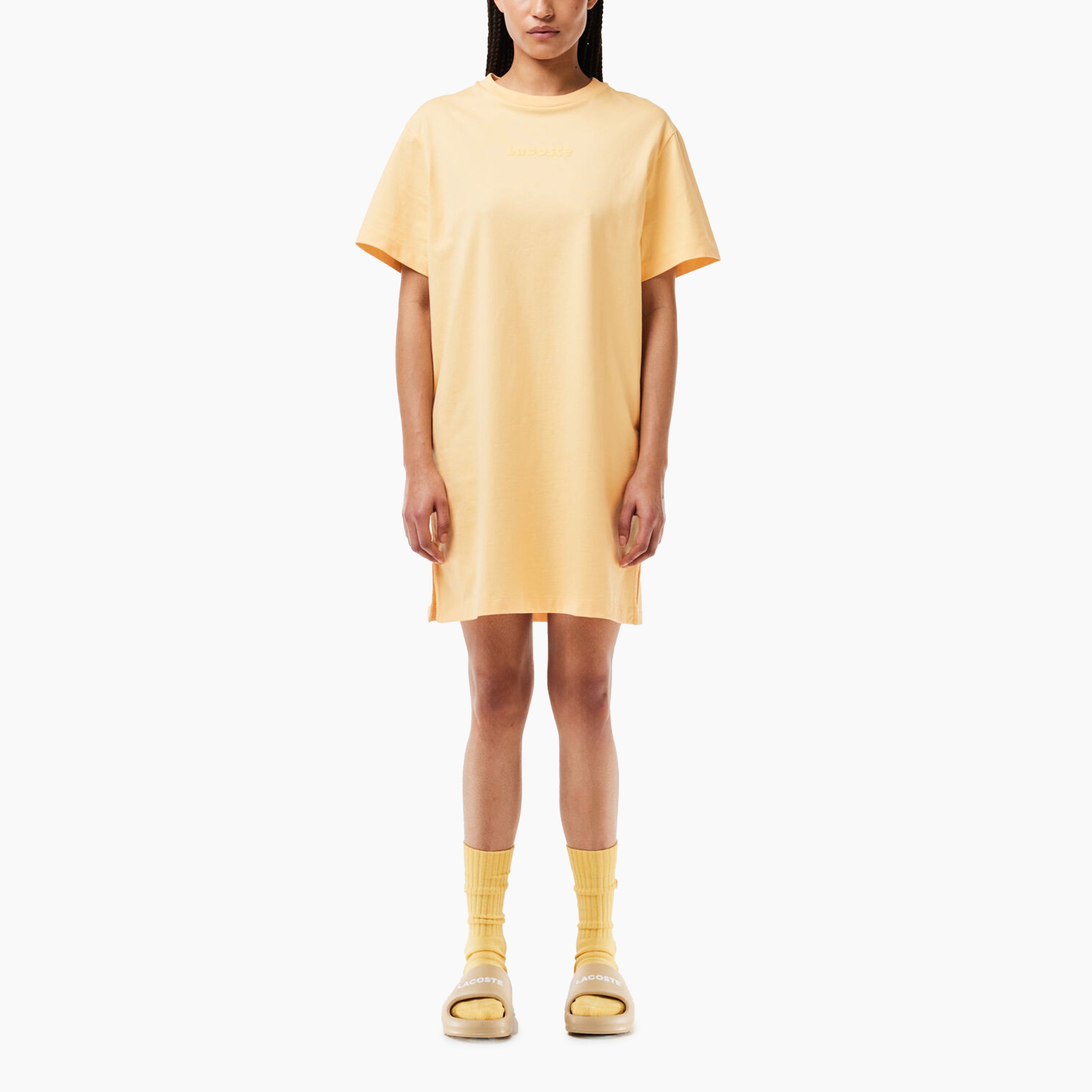 LACOSTE DRESS IMPALA ORANGE - EF7287