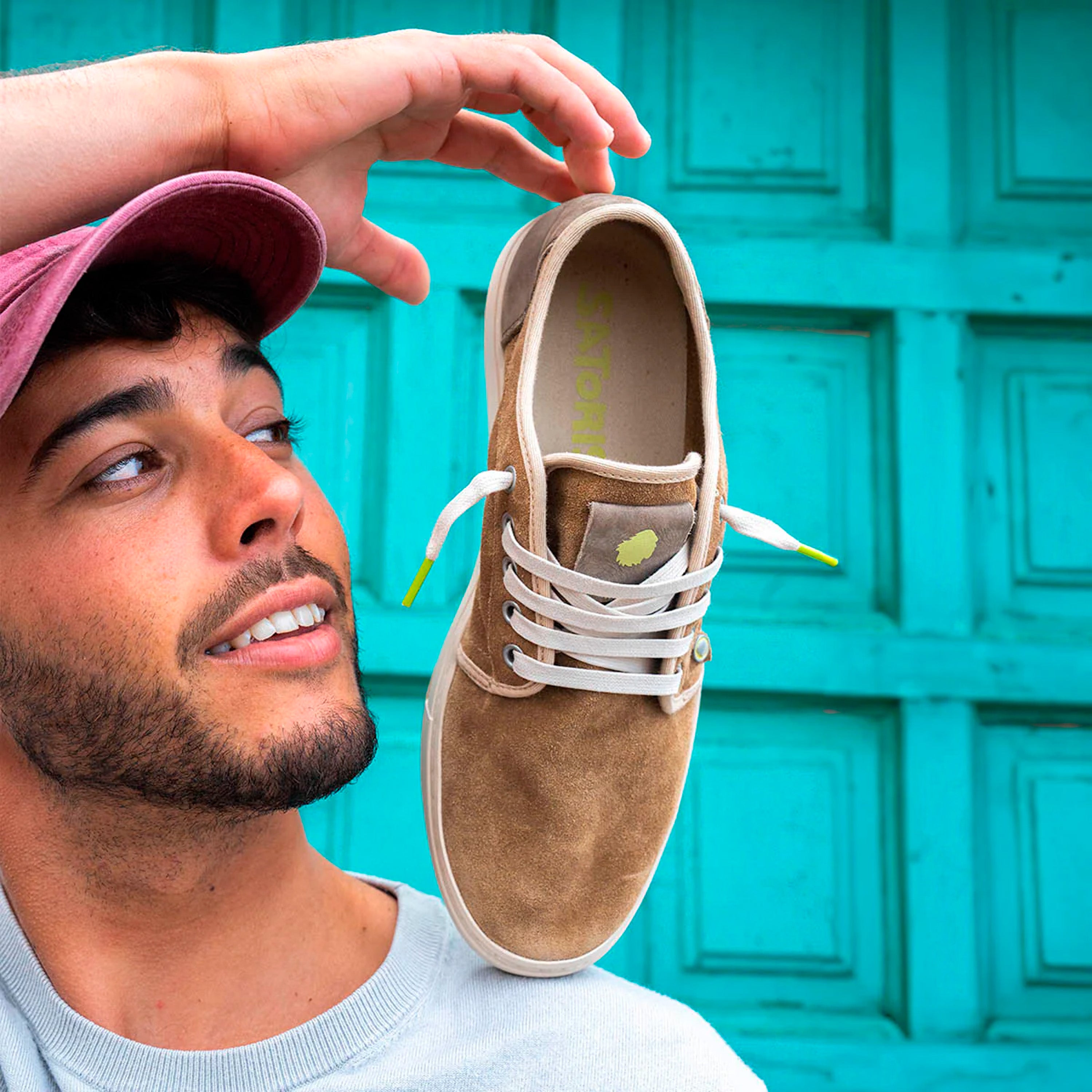 SATORISAN HEISEI SUEDE FADED CHESTNUT