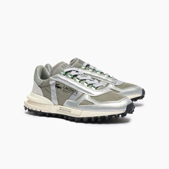 LACOSTE ELITE ACTIVE TEXTILE ELEVATED SPORTS PACK GREY & SILVER - 47SMA0098