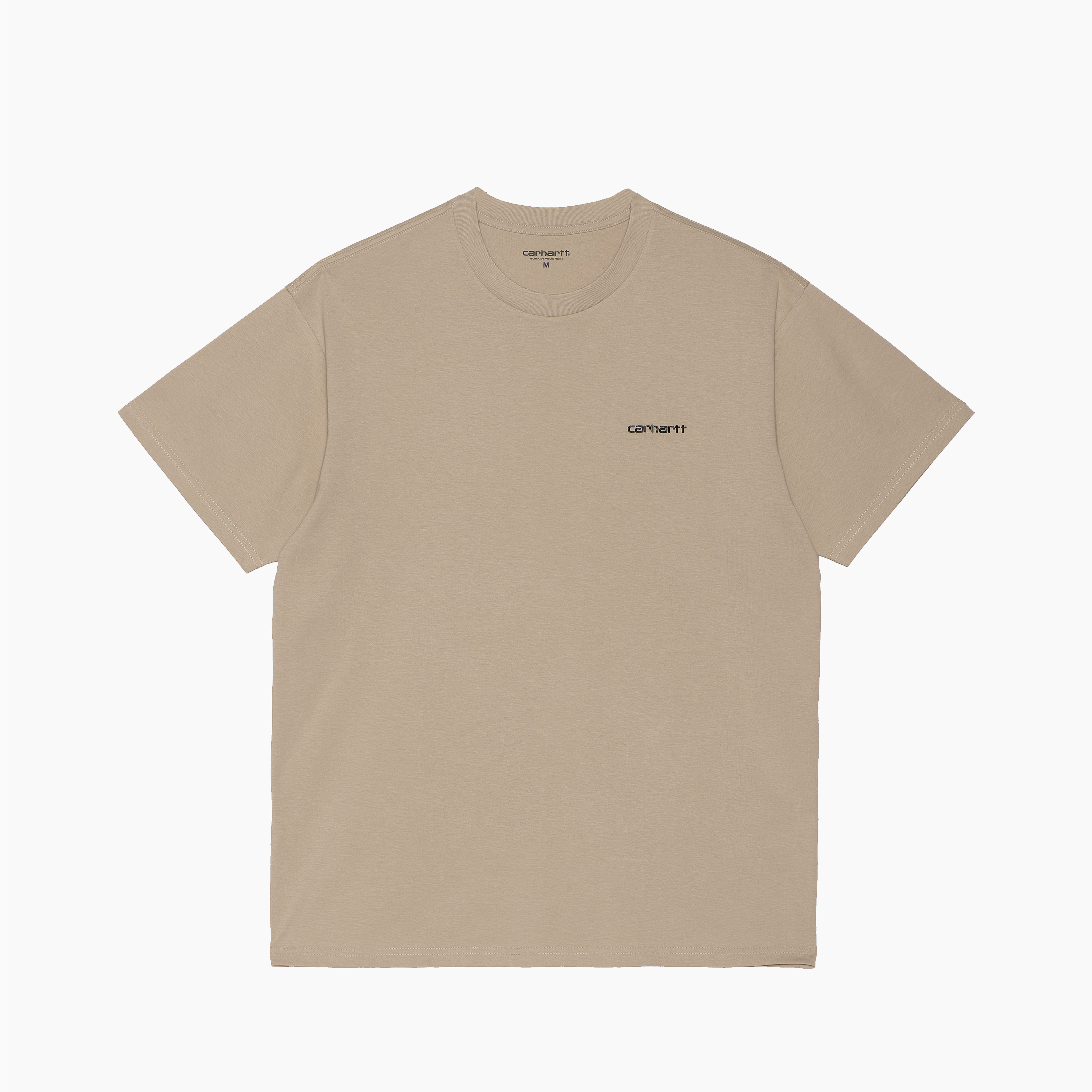CARHARTT WIP SCRIPT EMBROIDERY T-SHIRT WALL & BLACK - I030435