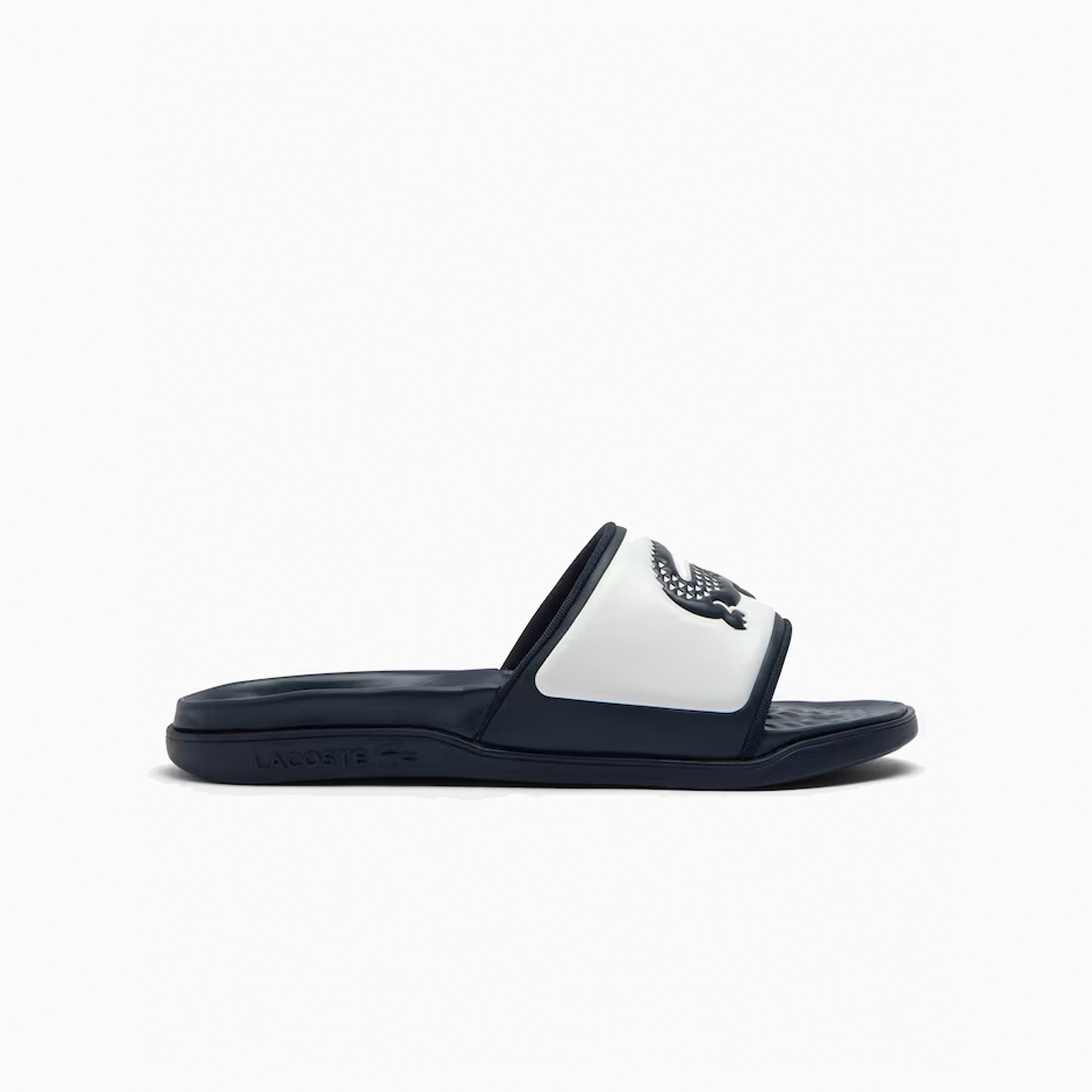 LACOSTE SLIDE DUAL NAVY & WHITE PARA HOMENS 49CMA0034-092
