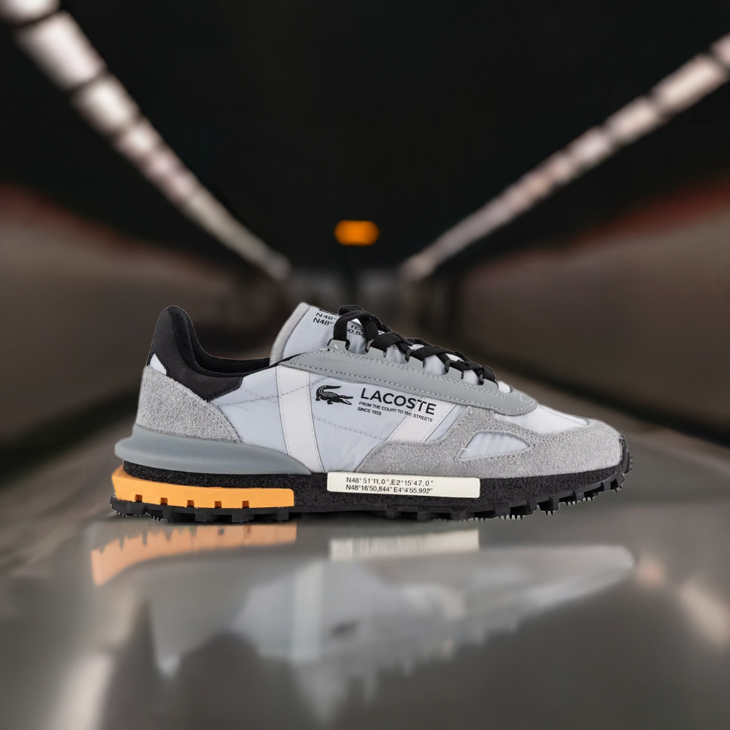 LACOSTE ELITE ACTIVE CINZA & LARANJA 48SMA0048-08C