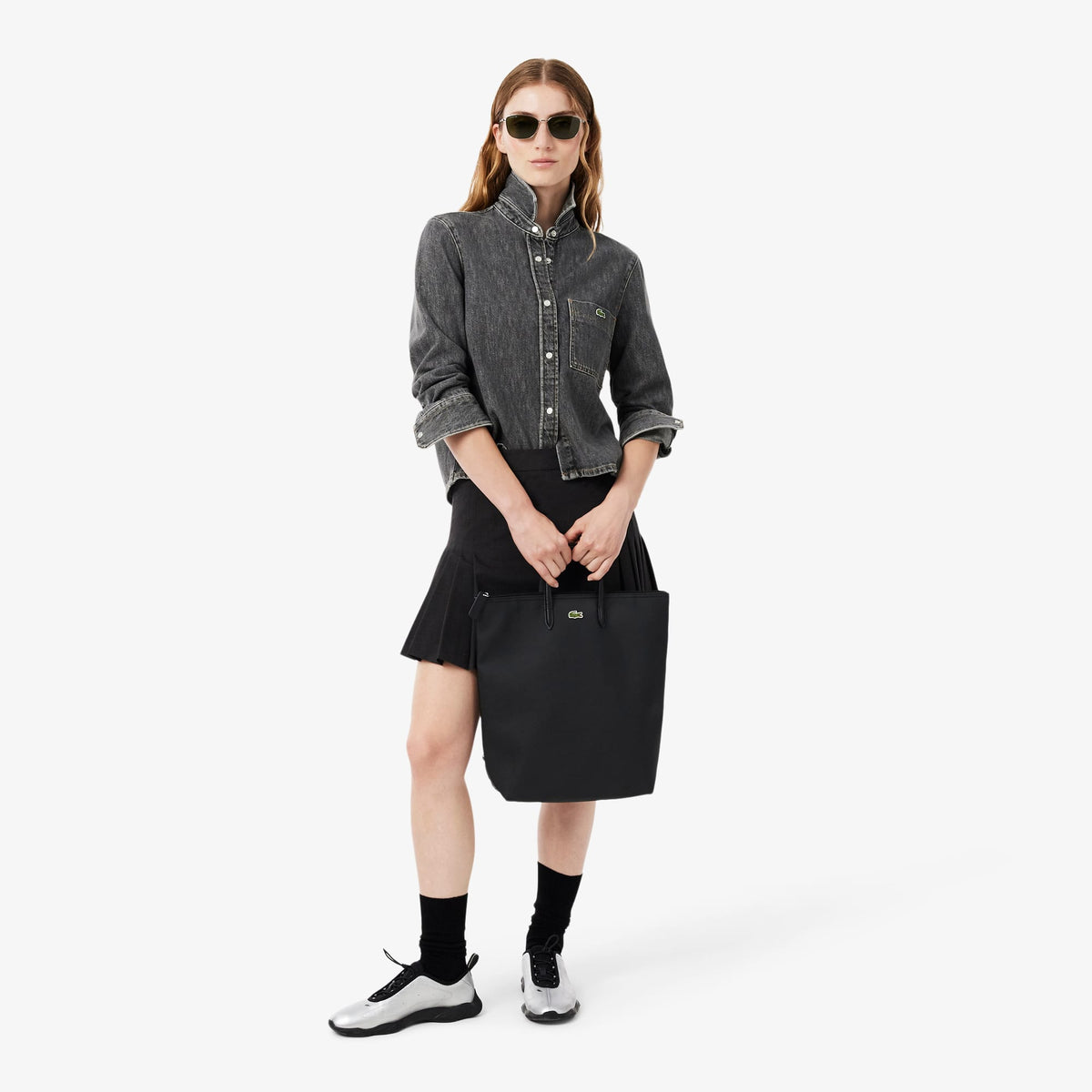 LACOSTE MOCHILA MEDIANA L.12.12 CONCEPT NOIR NF5502PK