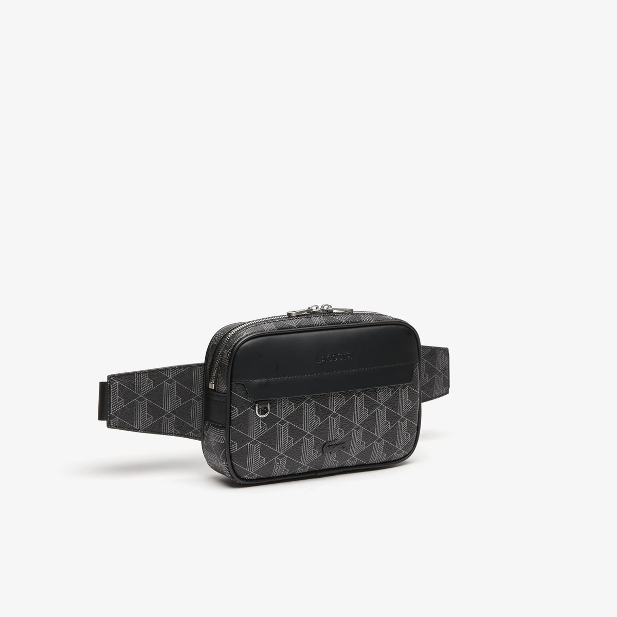 LACOSTE RIÑONERA THE BLEND MONOGRAM NOIR GRIS NH4004LX