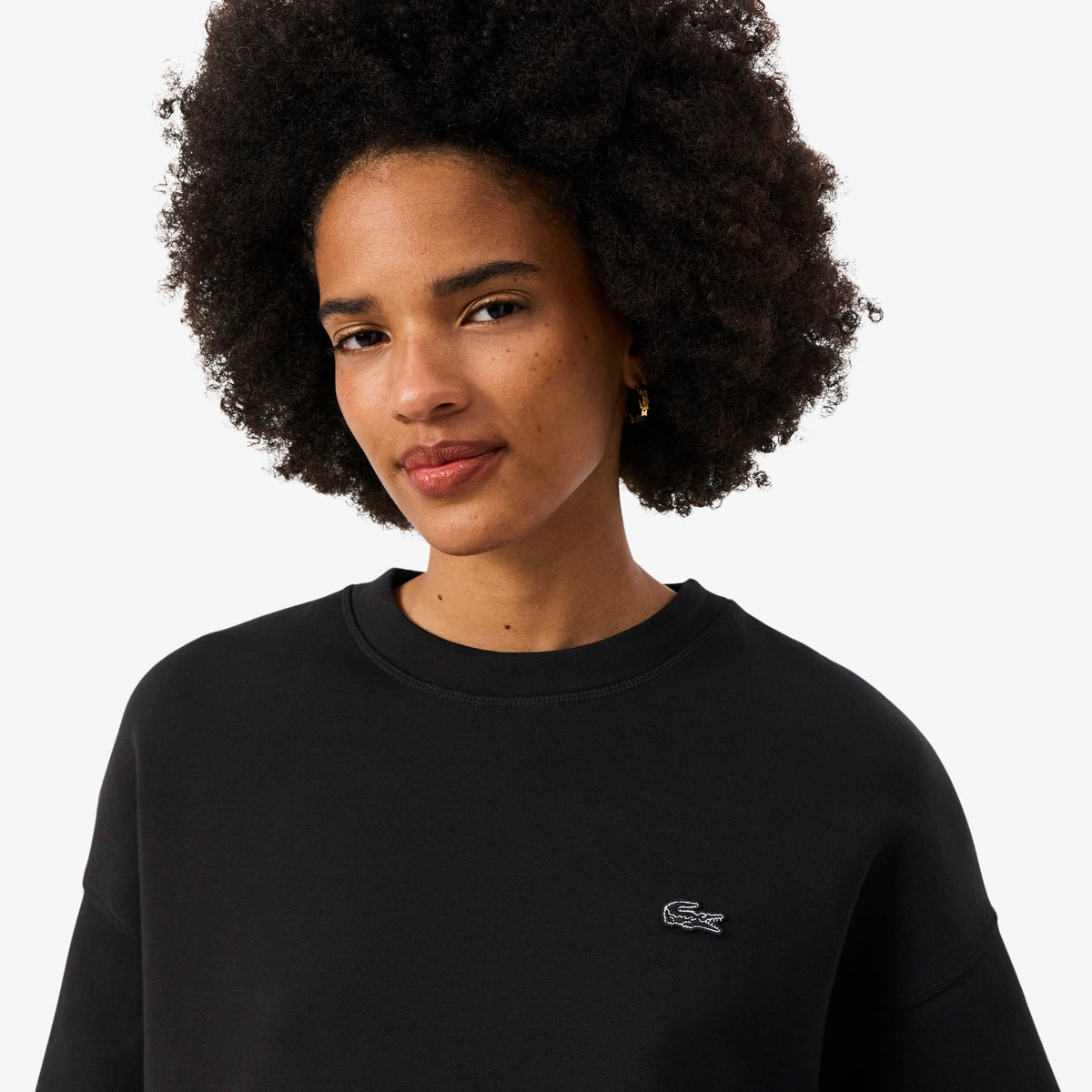 LACOSTE JERSEY OVERSIZE DE PUNTO JERSEY DOBLE CARA NOIR SF0046