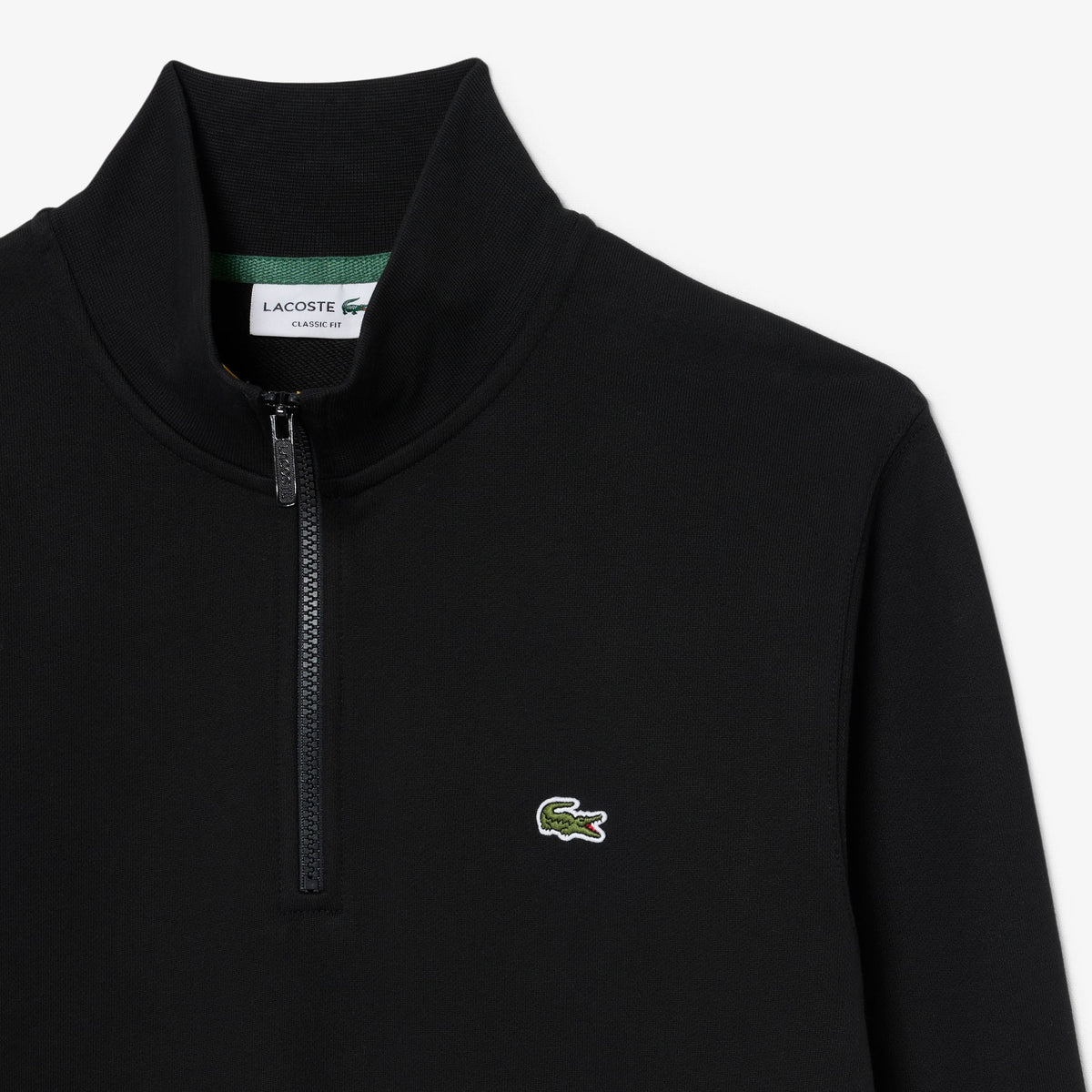 LACOSTE HALF ZIP SWEATSHIRT BLACK SH9774-031