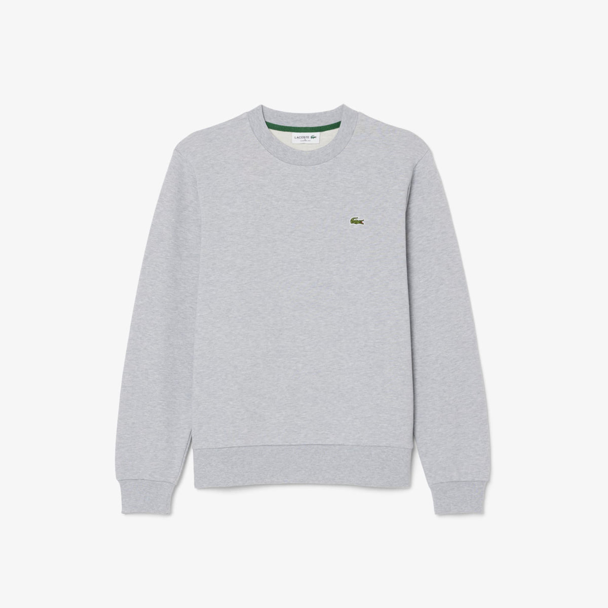 LACOSTE SUDADERA DE FELPA DE CORTE CLÁSICO ARGENT CHINE SH9801
