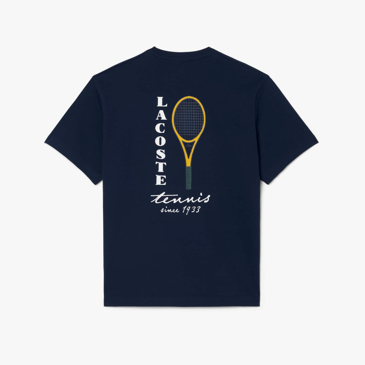 LACOSTE CAMISETA DE PUNTO JERSEY CON BORDADOS Y ESTAMPADOS DE TENIS MARINE TH2430