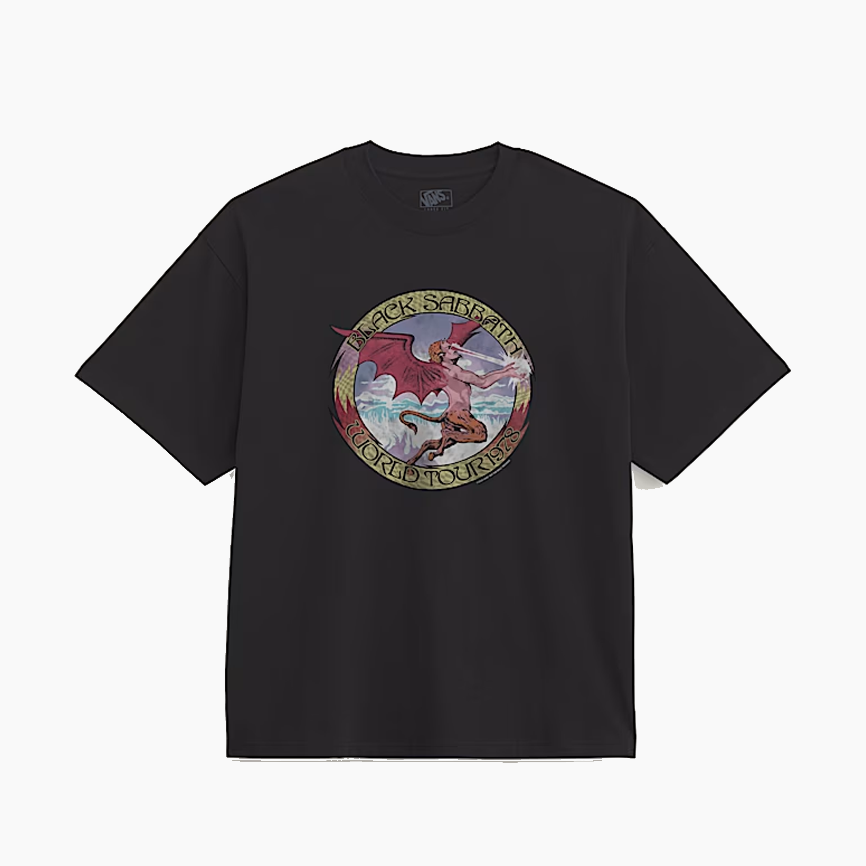 VANS BLACK SABBATH OBI SS TEE BLACK VN001350BLK1