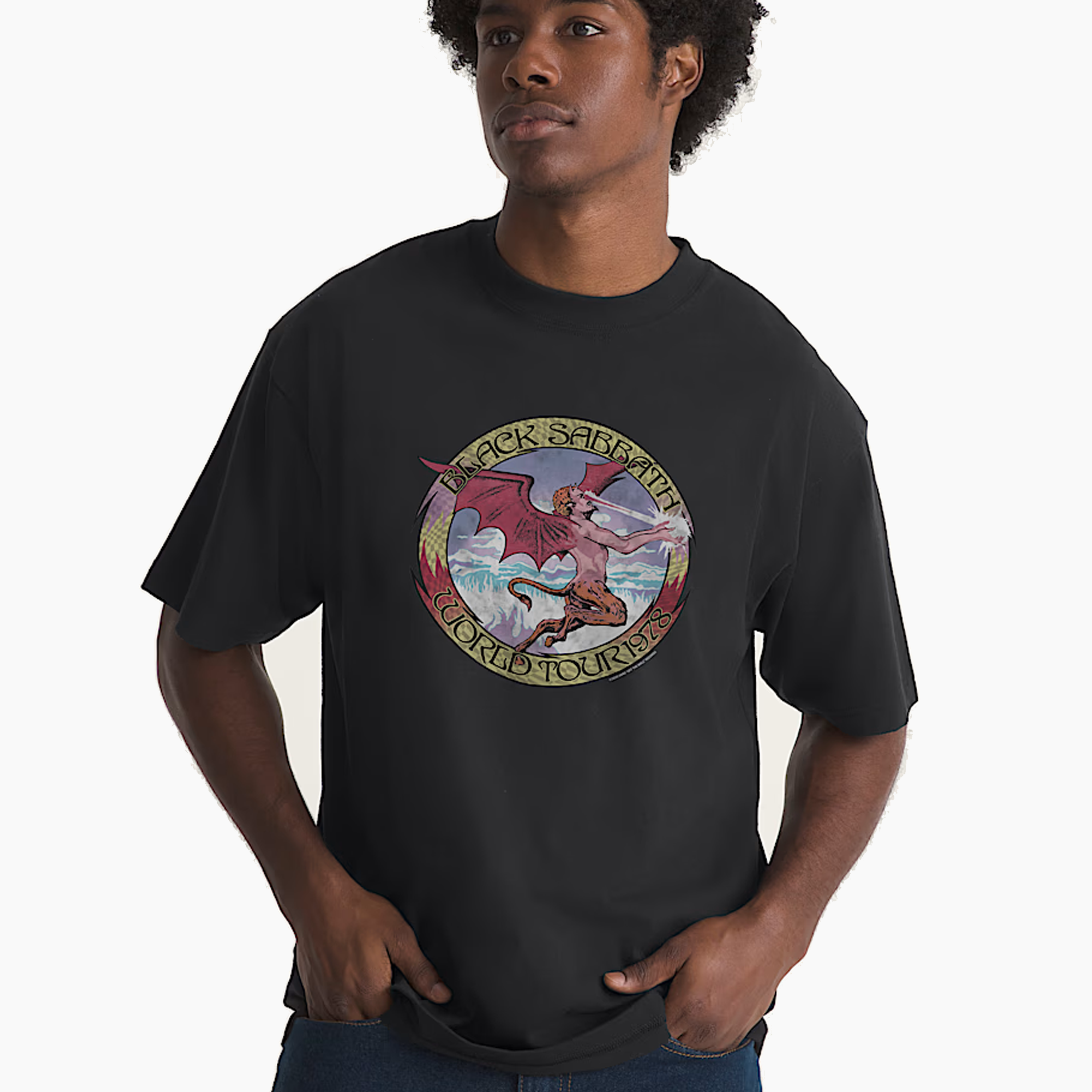 VANS BLACK SABBATH OBI SS TEE BLACK VN001350BLK1