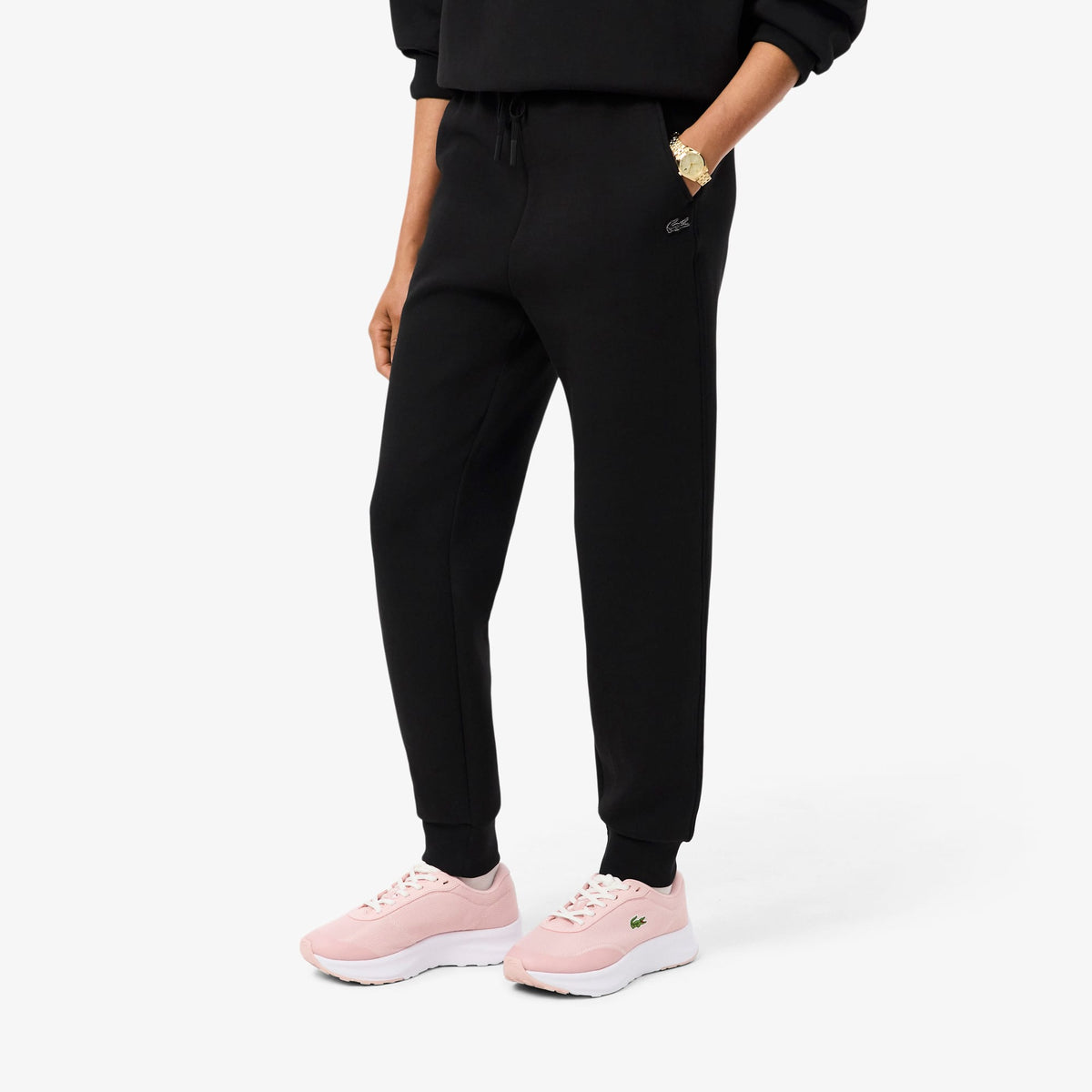 LACOSTE PANTALÓN DE CHÁNDAL DE PUNTO JERSEY DOBLE CARA NOIR XF0047