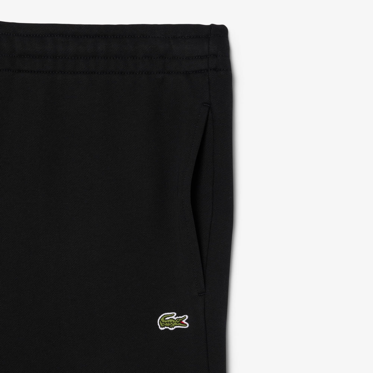 LACOSTE PANTALÓN DE CHÁNDAL DE FELPA CORTE ESTRECHO NOIR XH9833