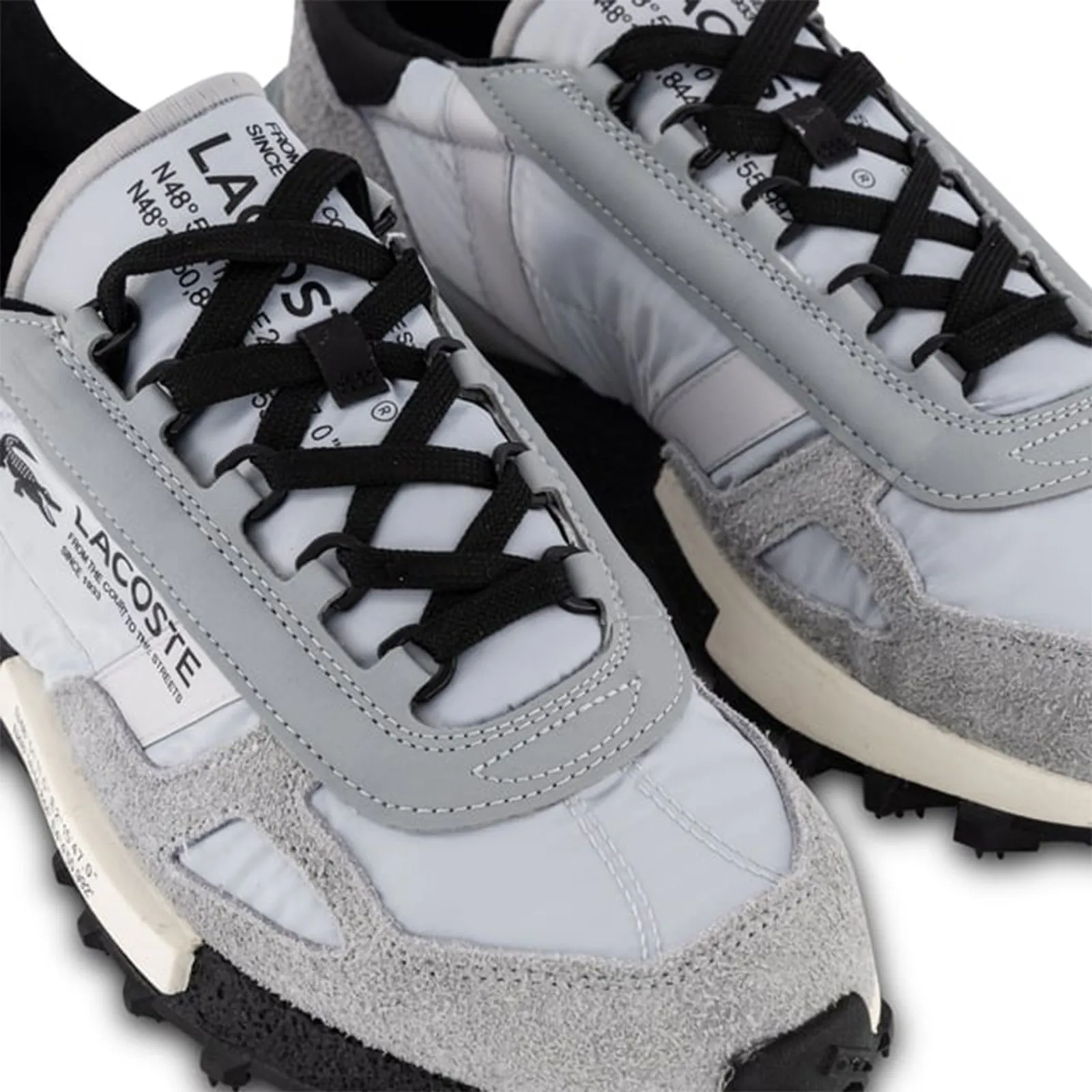 LACOSTE ELITE ACTIVE CINZA & LARANJA 48SMA0048-08C