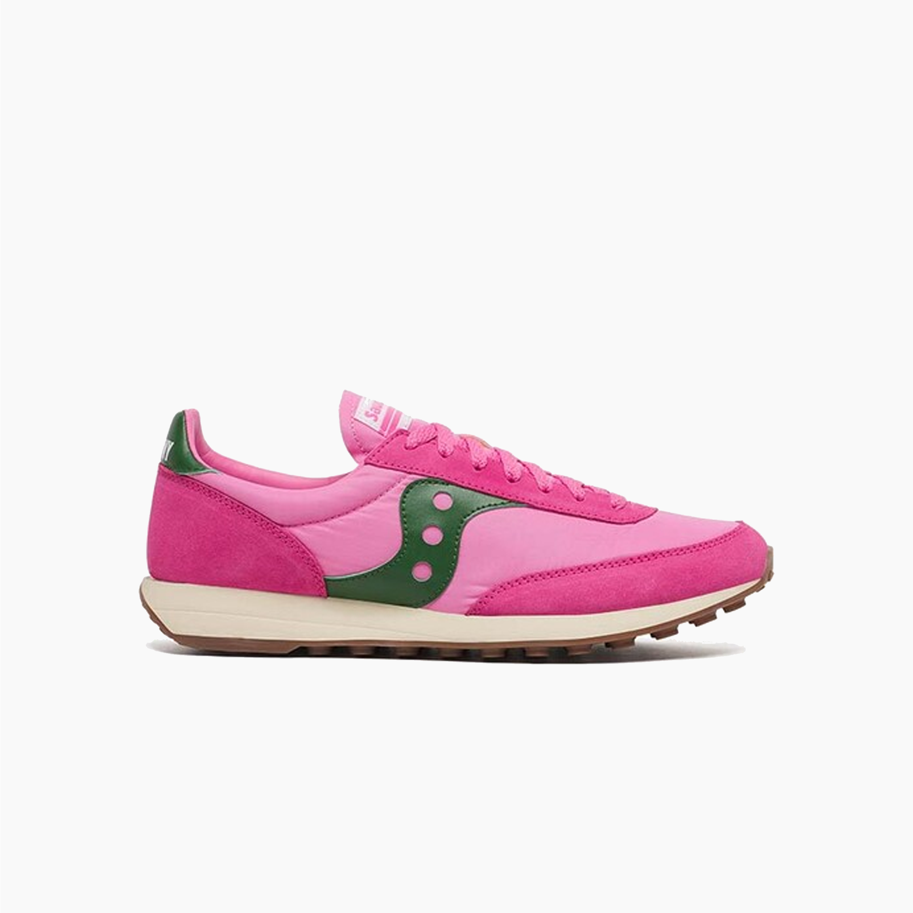SAUCONY TRAINER 80 PINK & FOREST - S70884