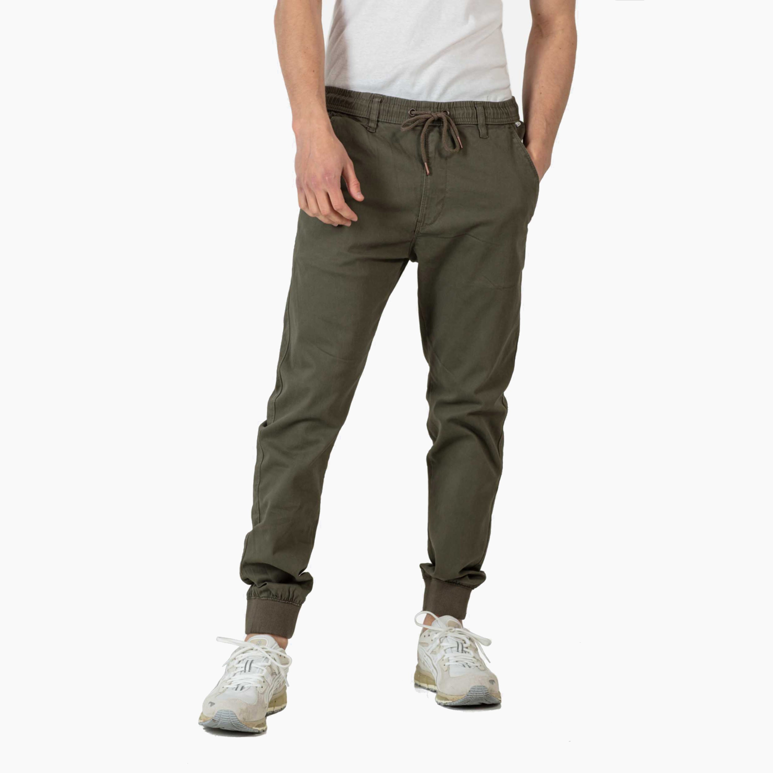 REELL REFLEX RIB PANT OLIVE - 160