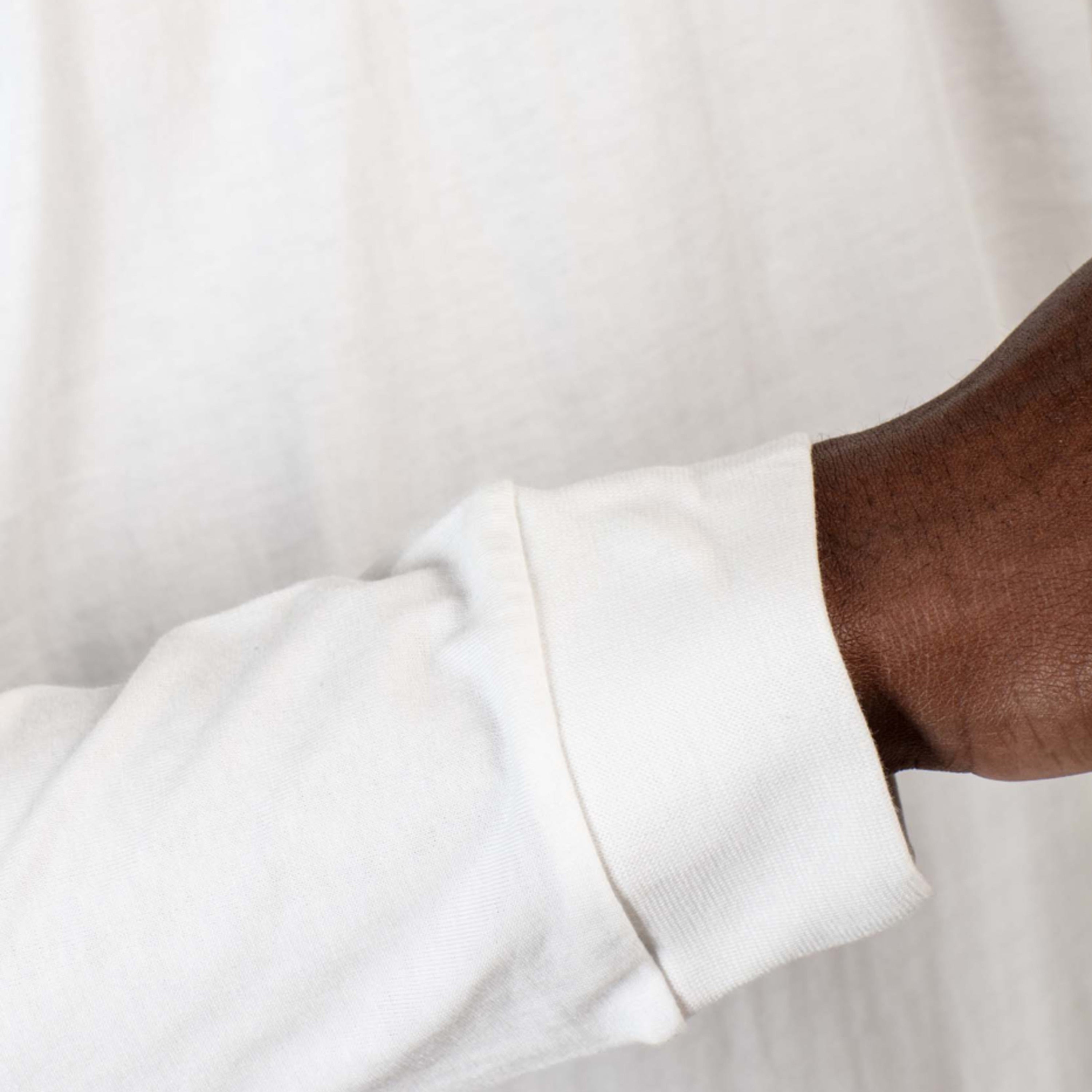 REELL STAPLE LOGO LONGSLEEVE WHITE