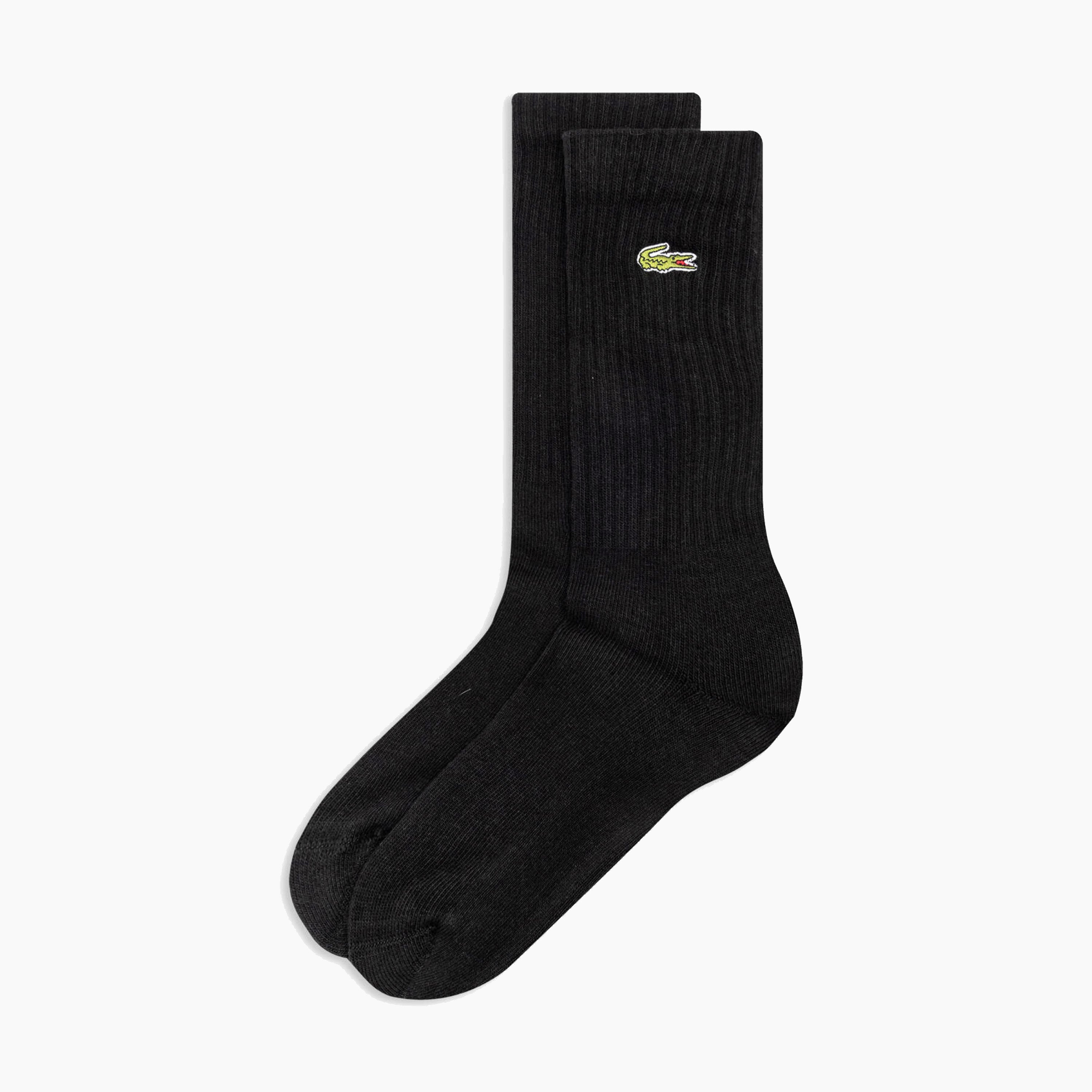 LACOSTE SOCKS NOIR BASIC LOGO - RA2099