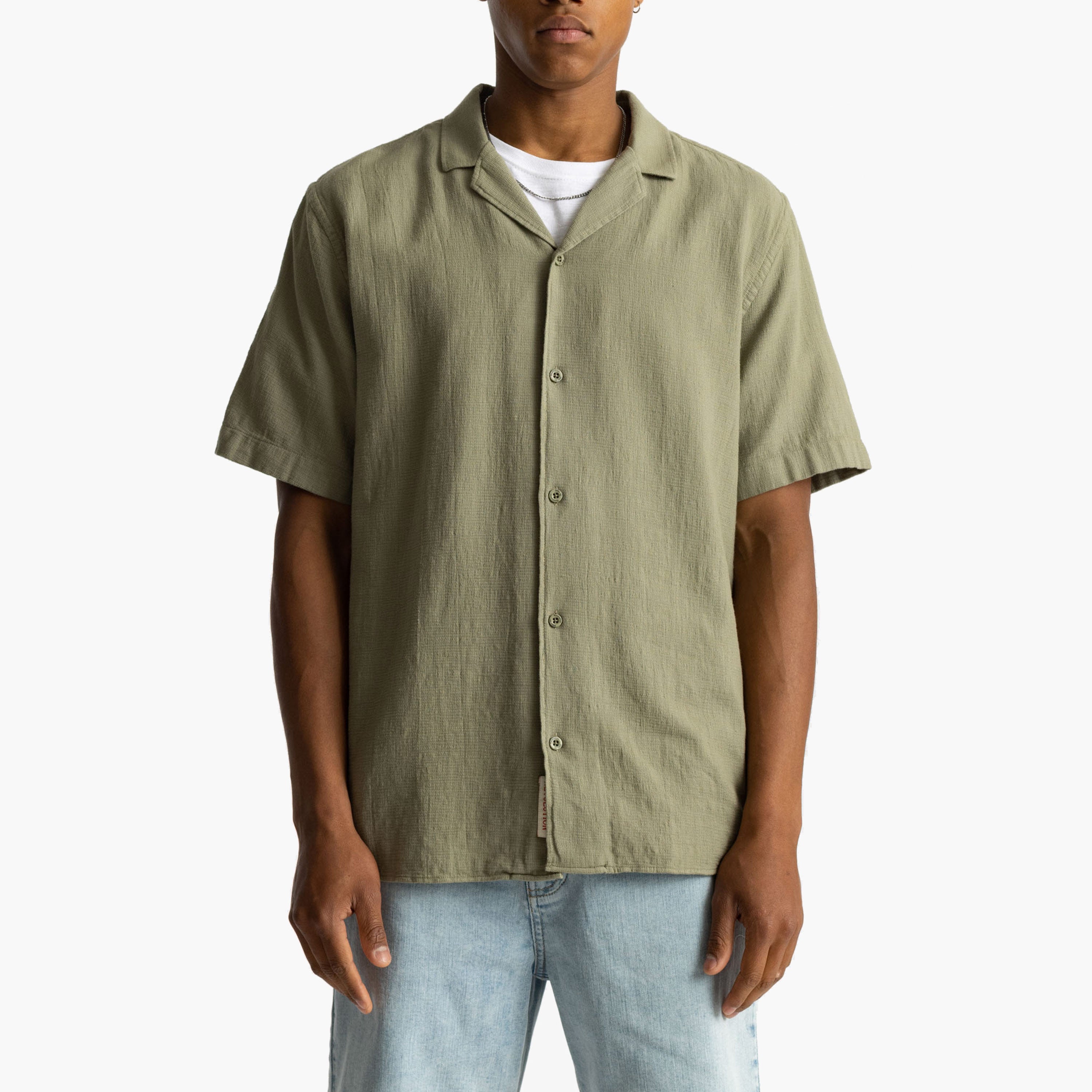 REVOLUTION SS SHIRT LIGHT GREEN - 3927