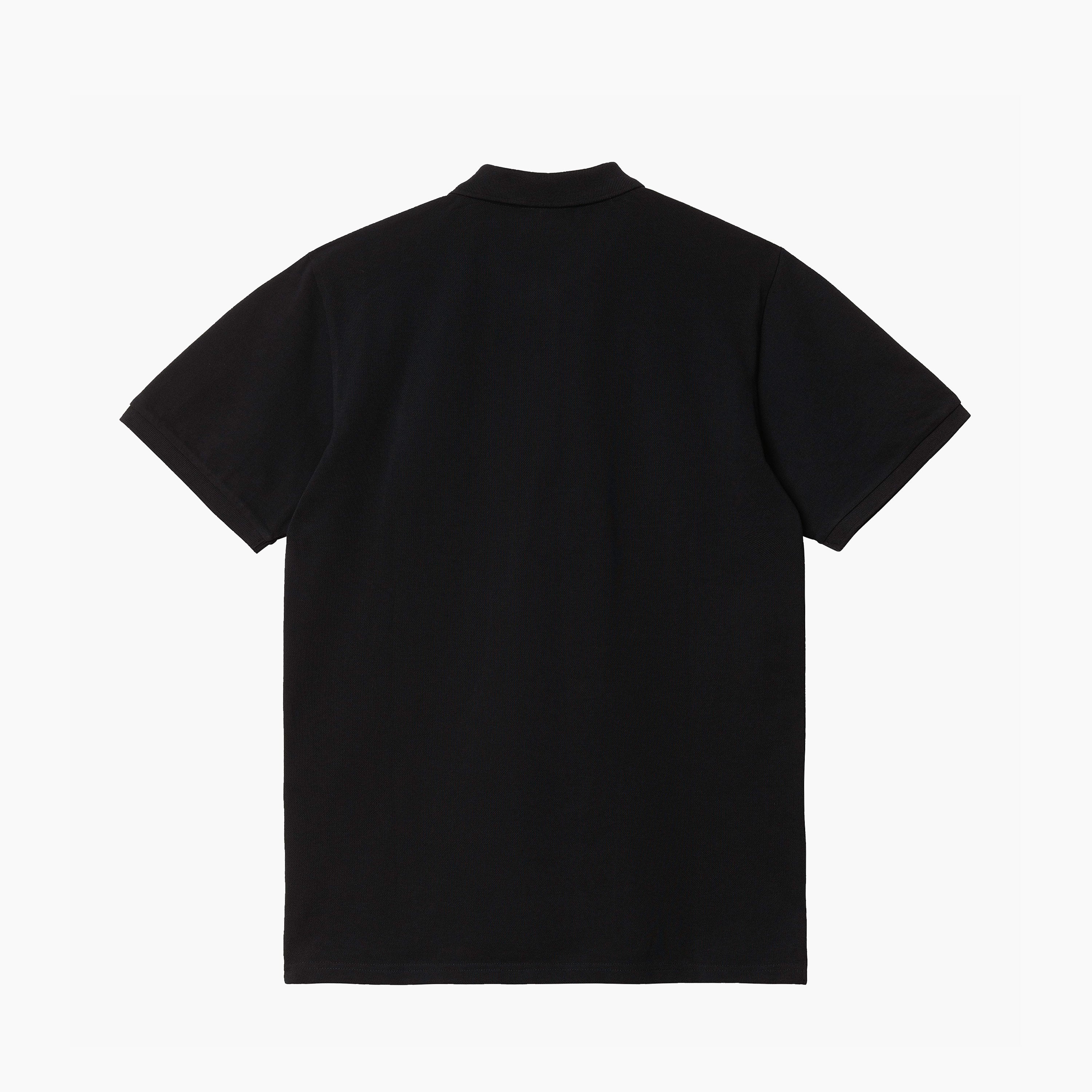 POLO CARHARTT WIP CHASE PIQUÉ NERO E ORO - I023807