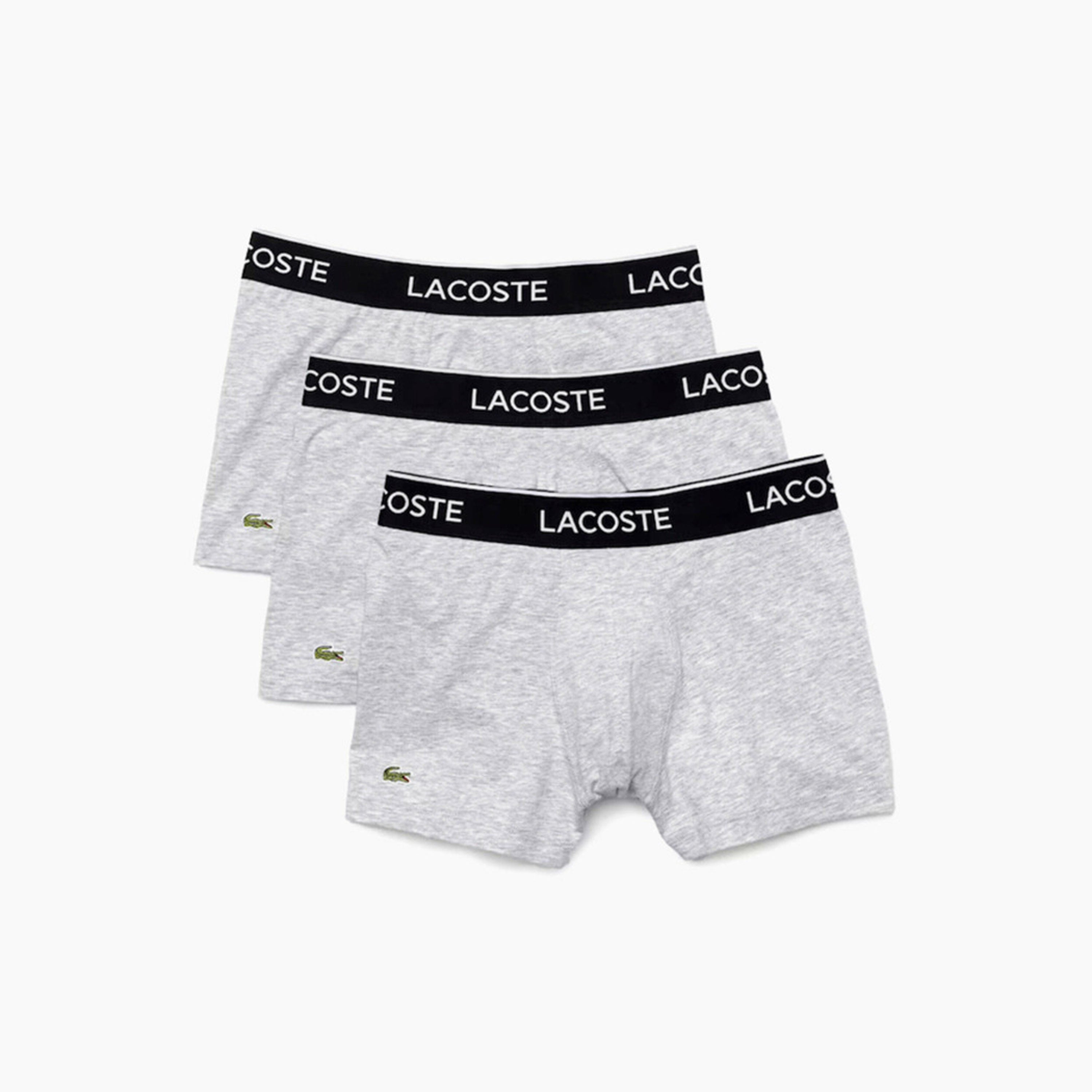 LACOSTE PACK 3 BOXER GRAY