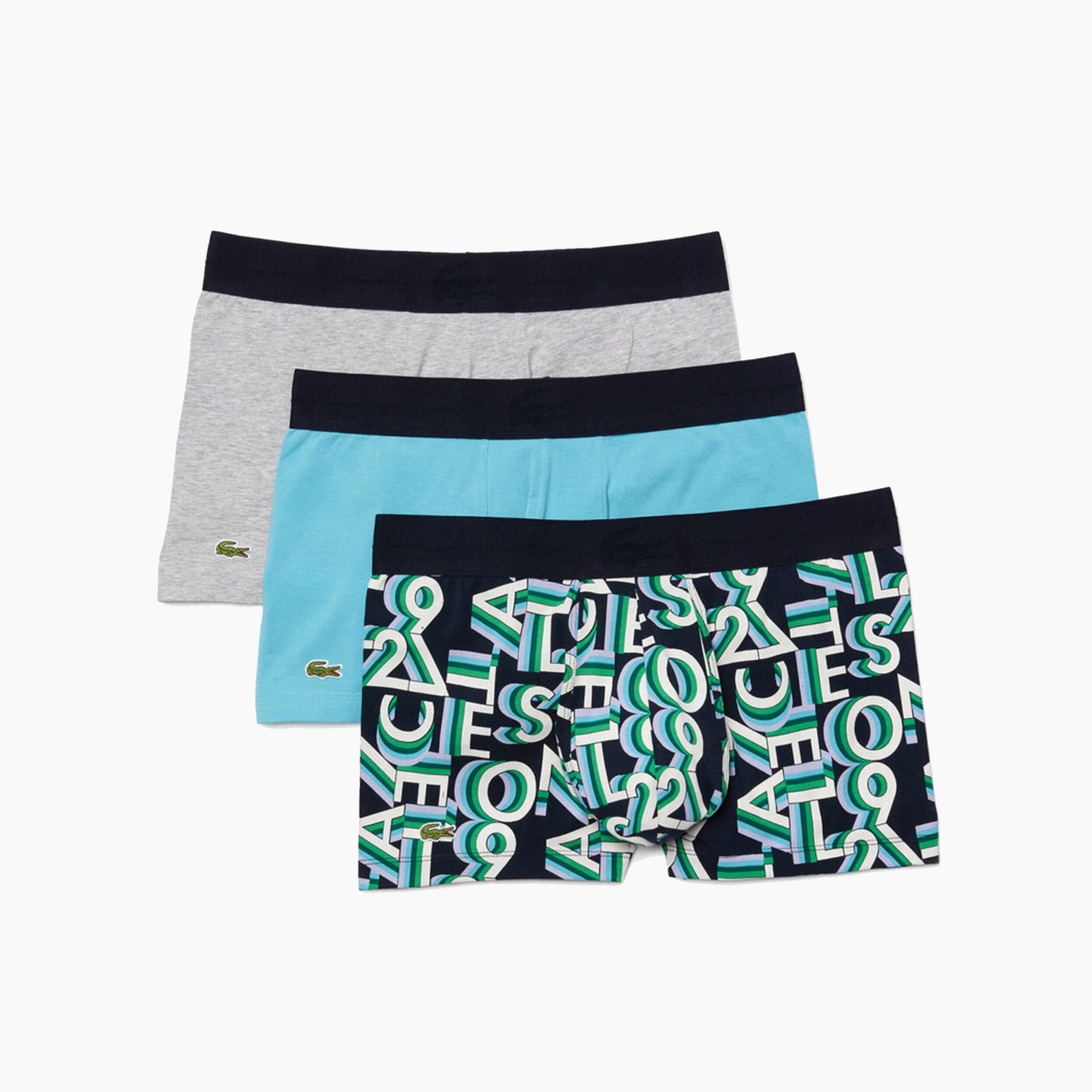 LACOSTE BOXER 3 PACK MULTICOLOR