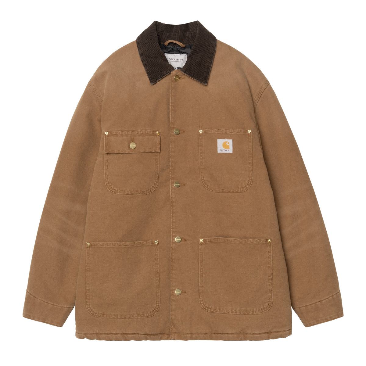 CARHARTT WIP OG CHORE COAT WIP H BROWN / TOBACCO STONE CANVAS I035613.3XA