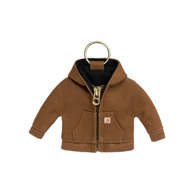 CARHARTT WIP MINI ACTIVE JACKET KEYCHAIN HAMILTON BROWN I036419.HZ