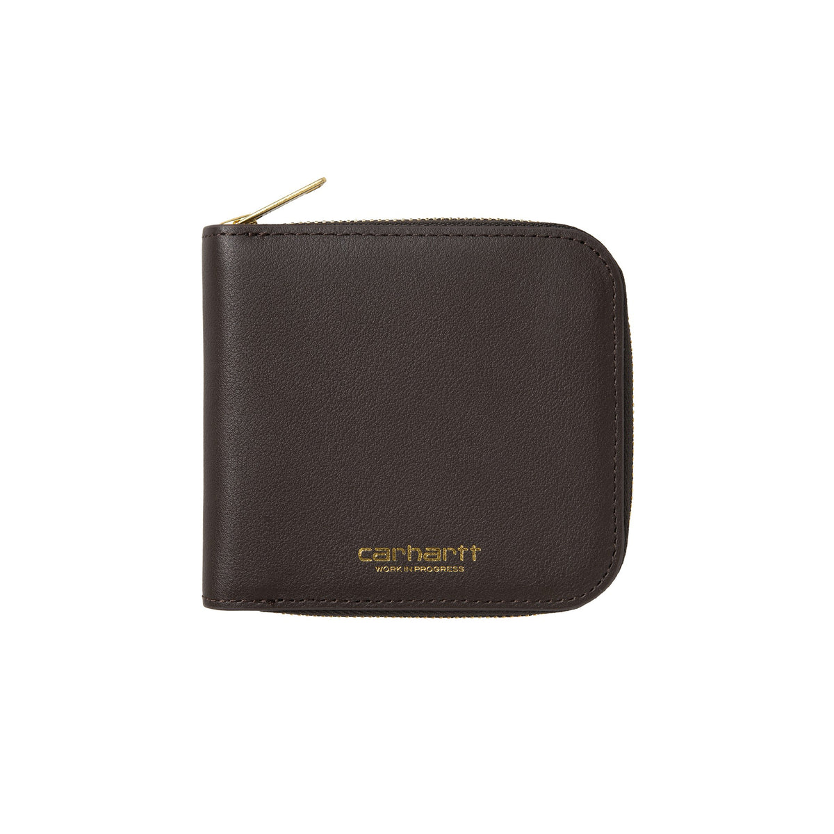 CARHARTT WIP LEATHER WALLET TOBACCO / GOLD I037006.00W