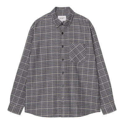 CARHARTT WIP L/S TODRICK SHIRT TODRICK HOUNDSTOOTH ICESHELL I037134.3VW