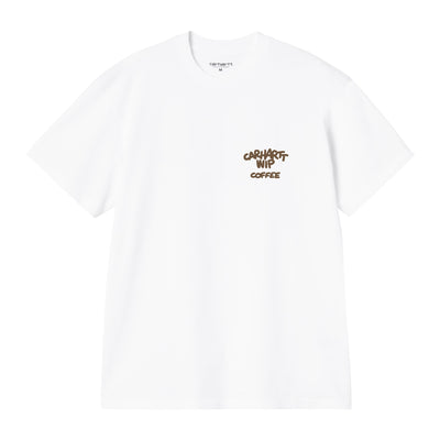 CARHARTT WIP S/S COFFE BREAK T-SHIRT WHITE I037446.02