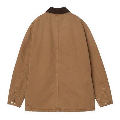 CARHARTT WIP OG CHORE COAT WIP H BROWN / TOBACCO STONE CANVAS I035613.3XA