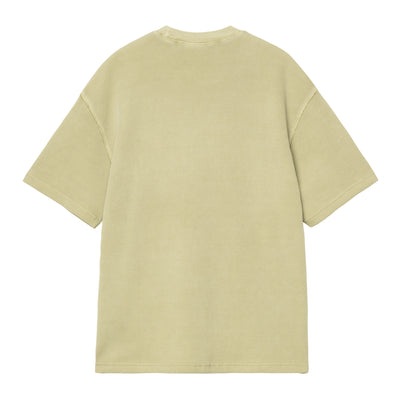 CARHARTT WIP S/S NELSON WAFFLE T-SHIRT GREEN GARGAMENT DYED I036185.3IE