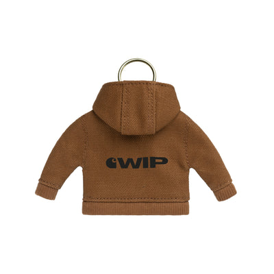 CARHARTT WIP MINI ACTIVE JACKET KEYCHAIN HAMILTON BROWN I036419.HZ