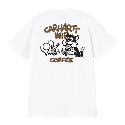 CARHARTT WIP S/S COFFE BREAK T-SHIRT WHITE I037446.02