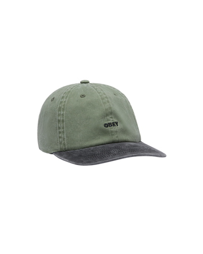 OBEY CLOTHING PIGMENT OBEY BOLD 6 PANEL SB PIGMENT OLIVE MULTI 100580446-POM