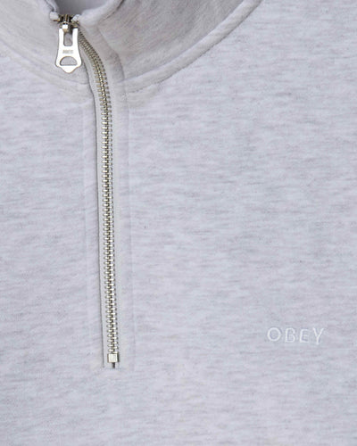 OBEY CLOTHING EST. WORKS BOLD MOCKNECK ASH GREY 111620098-AGRY