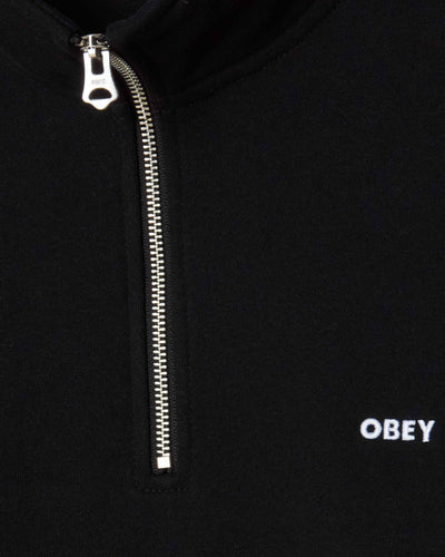 OBEY CLOTHING EST. WORKS BOLD MOCKNECK BLACK 111620098-BLK